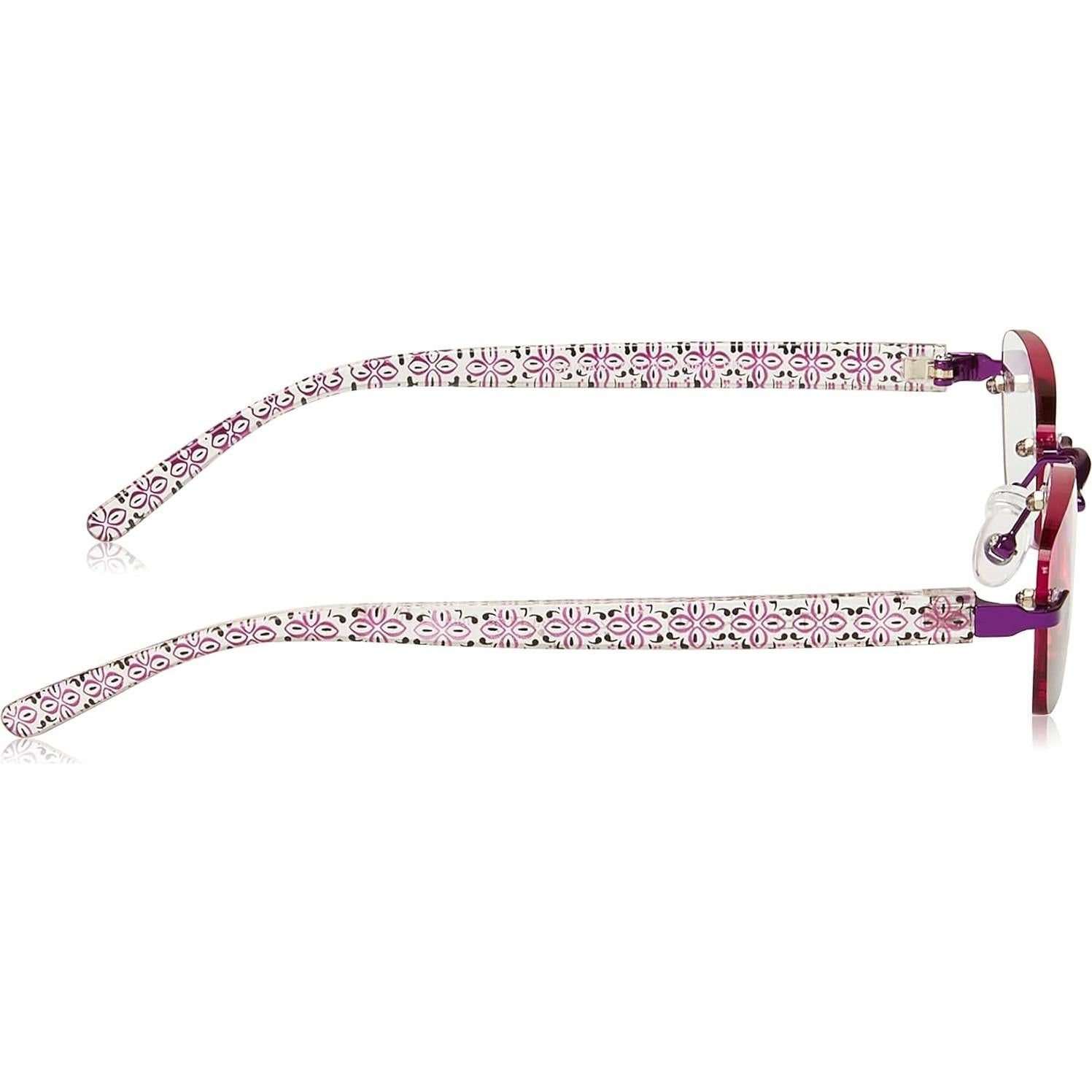 Gafas de lectura Daniella Foster Grant 2x Púrpura Transparente