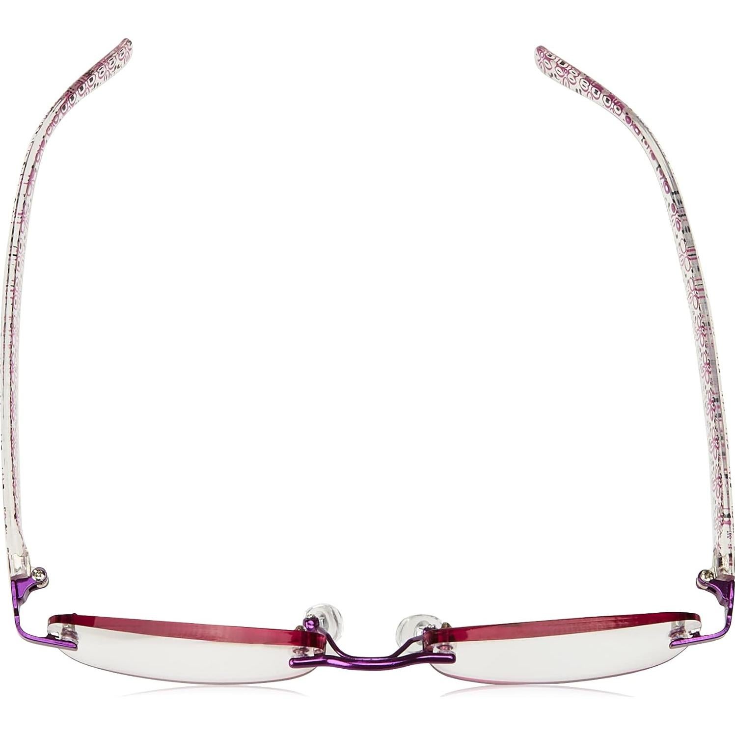 Gafas de lectura Daniella Foster Grant 2x Púrpura Transparente