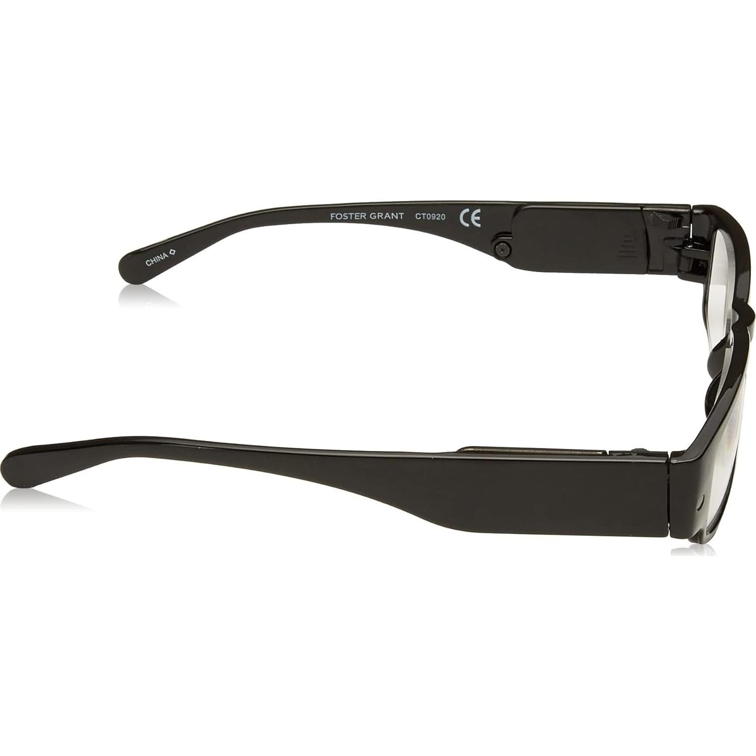 Gafas de Lectura Iluminadas Foster Grant 2x Negro/Transp.