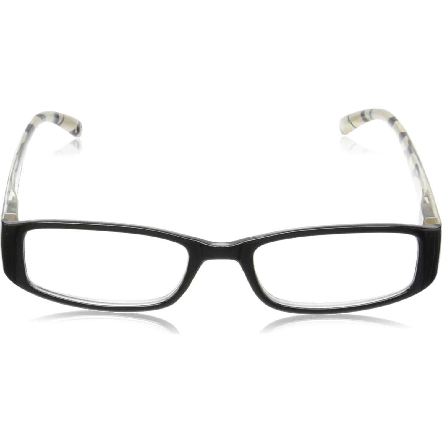 Gafas de lectura Tatum Foster Grant 1.25x Negro/Transparente