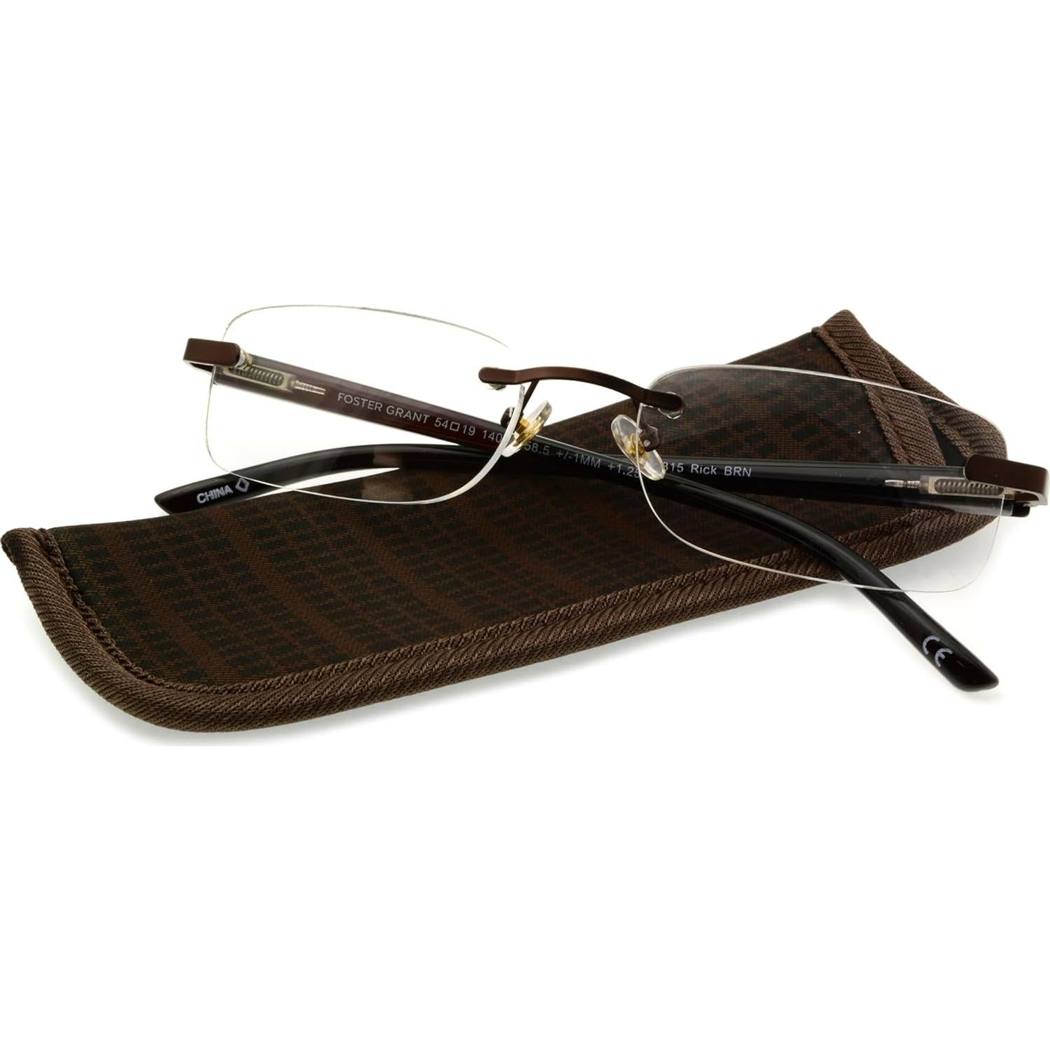 Gafas de Lectura Foster Grant Rick 1.5x Marrón Transparente