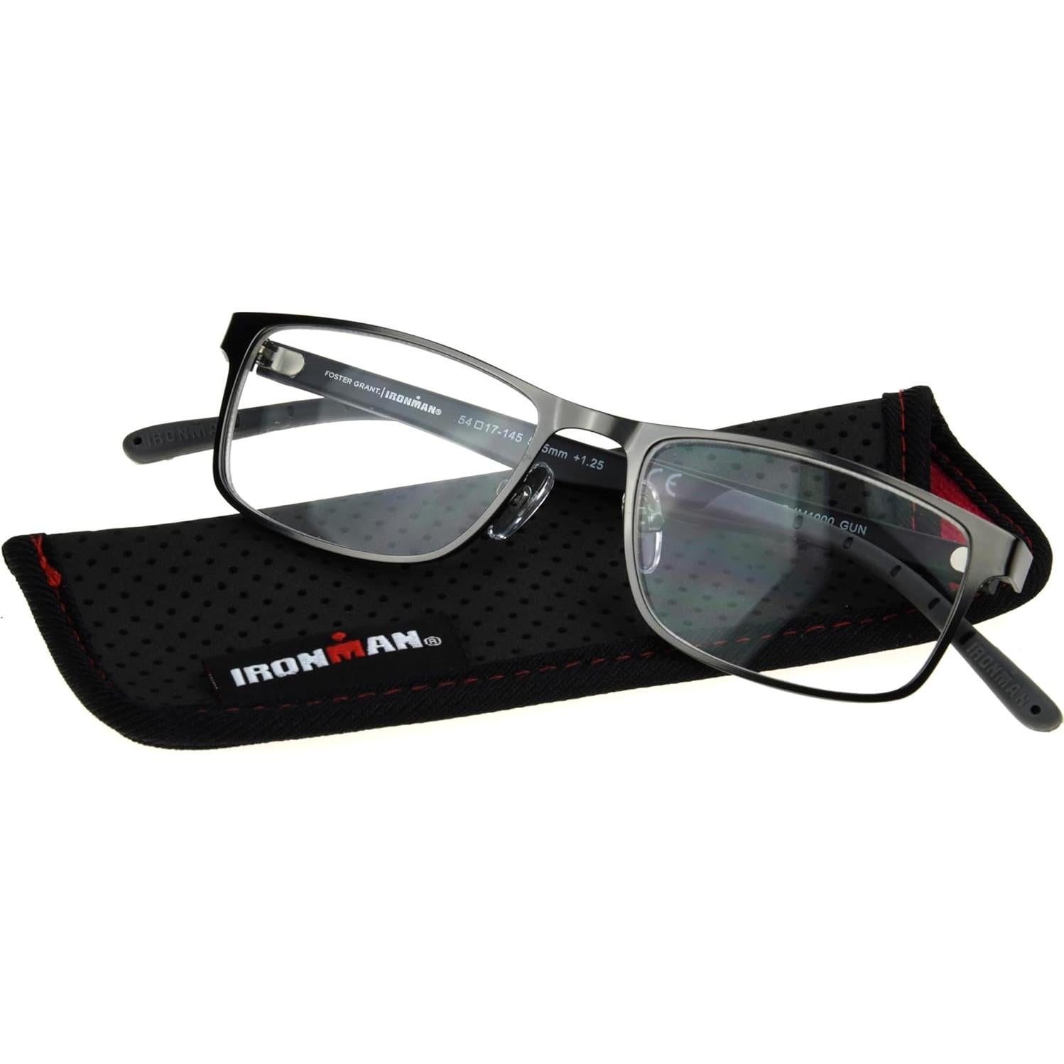 Gafas de lectura IRONMAN Trekker 54mm 2x Gunmetal