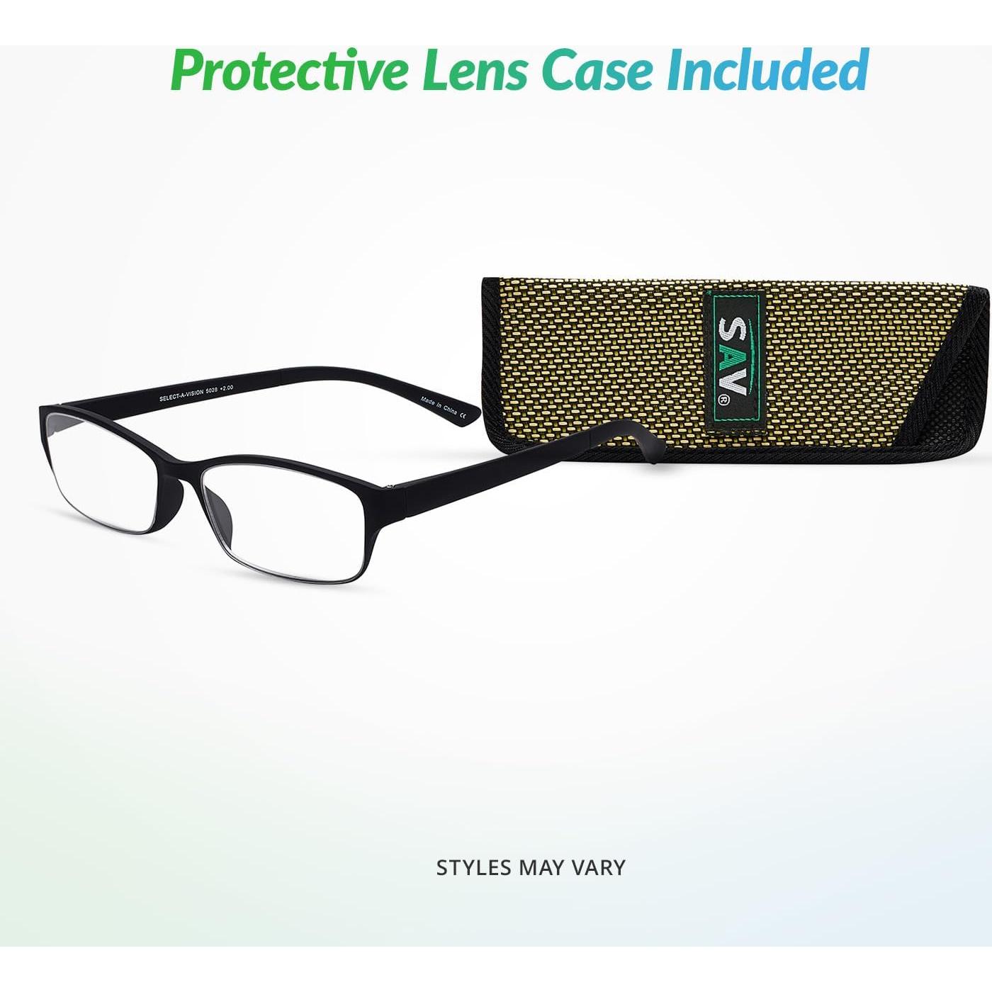 Gafas de lectura SAV Flex 2 5028 negras +1.25x ligeras