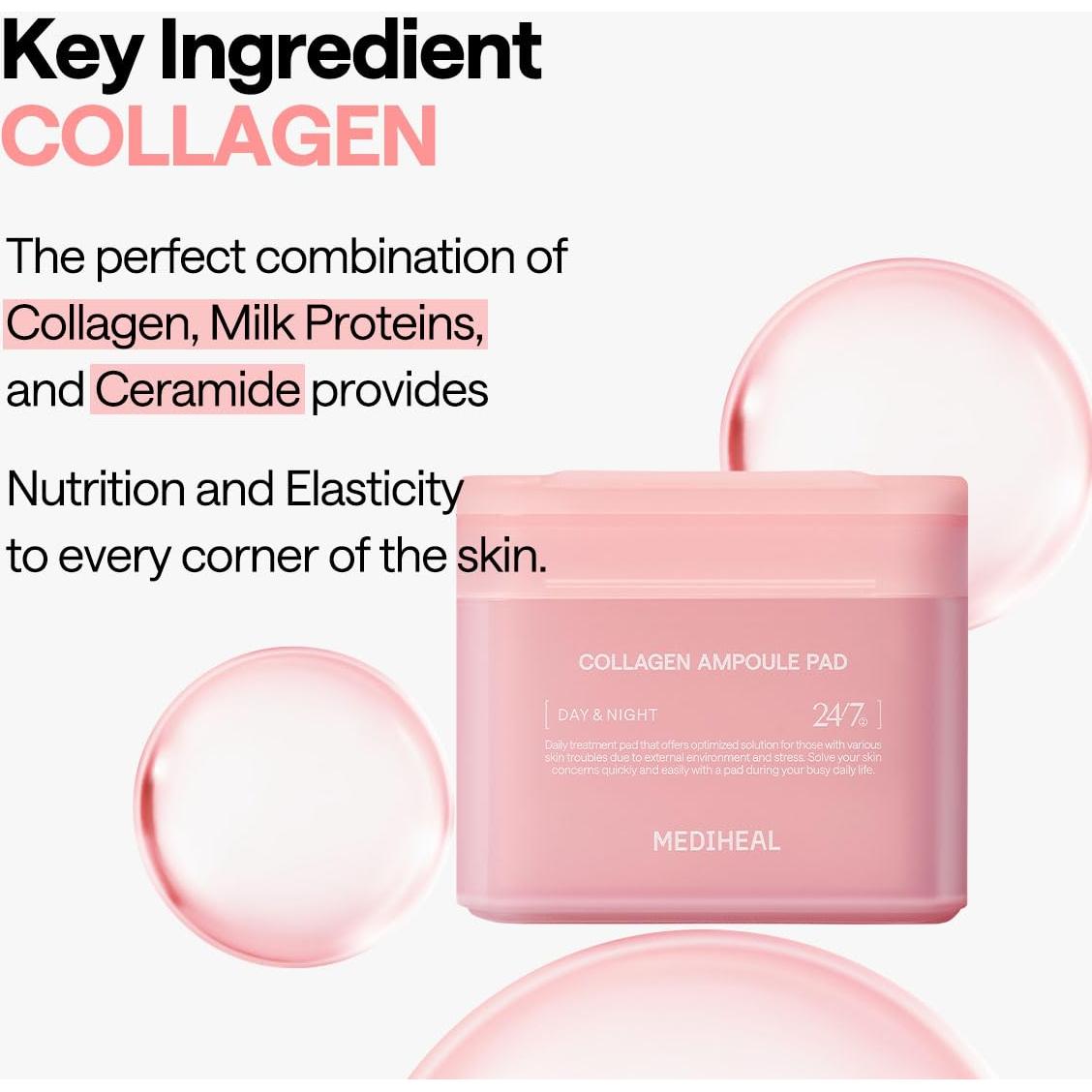 Mediheal Almohadillas Faciales de Colágeno - Reafirmantes