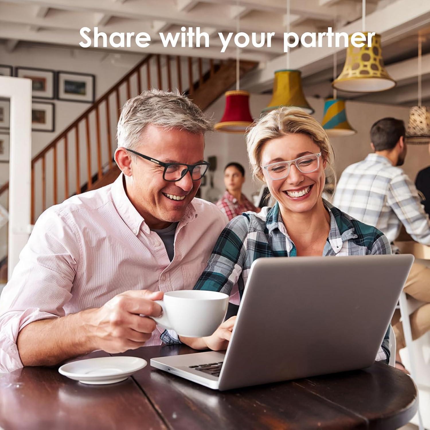 Gafas Progresivas Multifocales Missfive 2.5x Anti Luz Azul