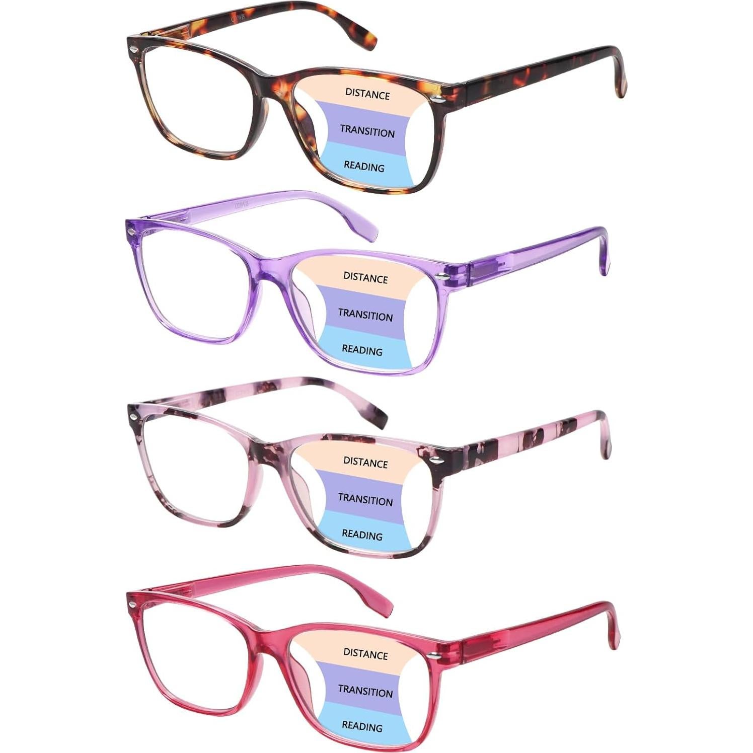 Gafas Progresivas Multifocales COJWIS Anti-Luz Azul 3.5x