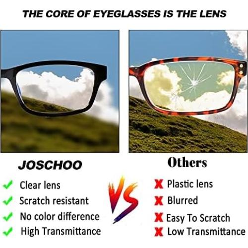 Gafas de lectura JOSCHOO 6 pack bloqueo luz azul unisex