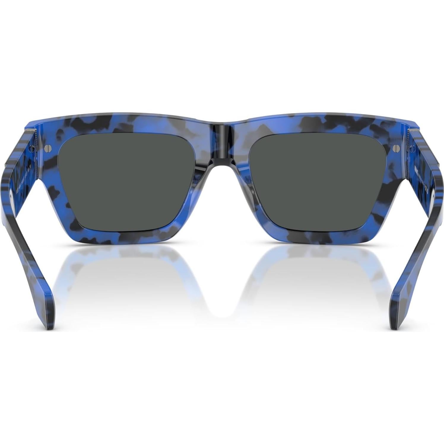Gafas de sol Versace Hombre Marco Negro Lentes Grises 55mm