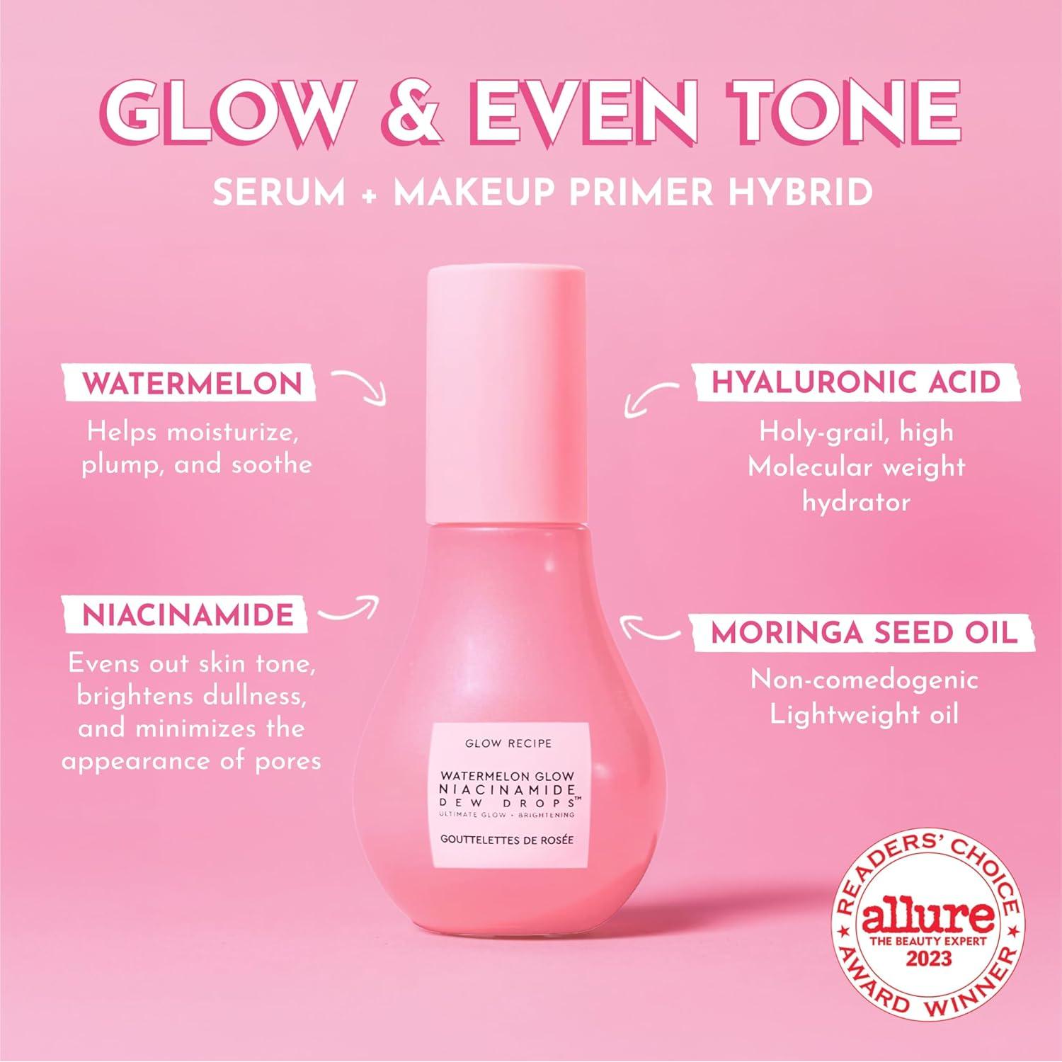 Suero Facial Glow Recipe Niacinamide 40ml - Hidratante Iluminador