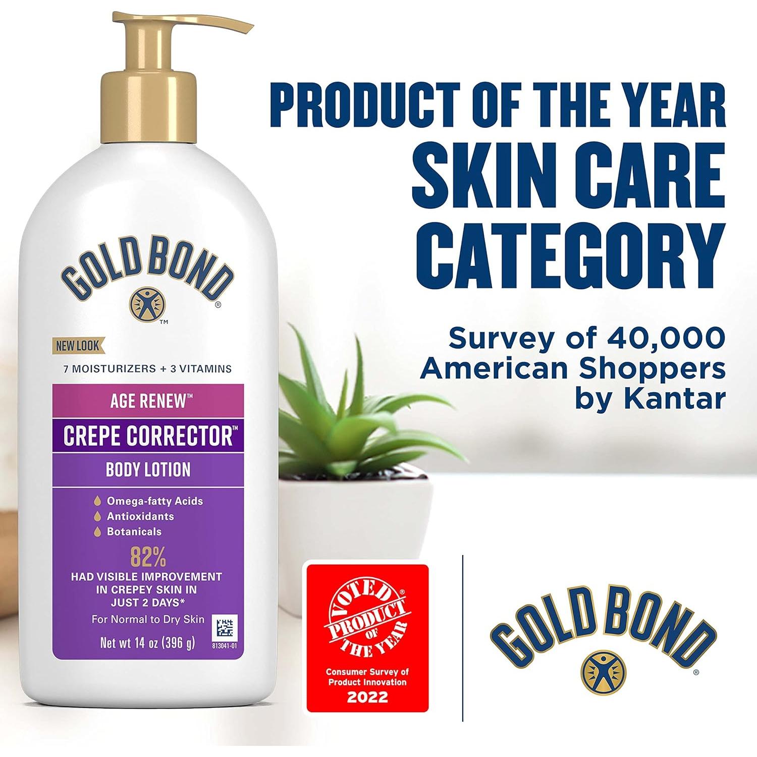 Loción Corporal Gold Bond Crepe Corrector 396 ml Hidratante