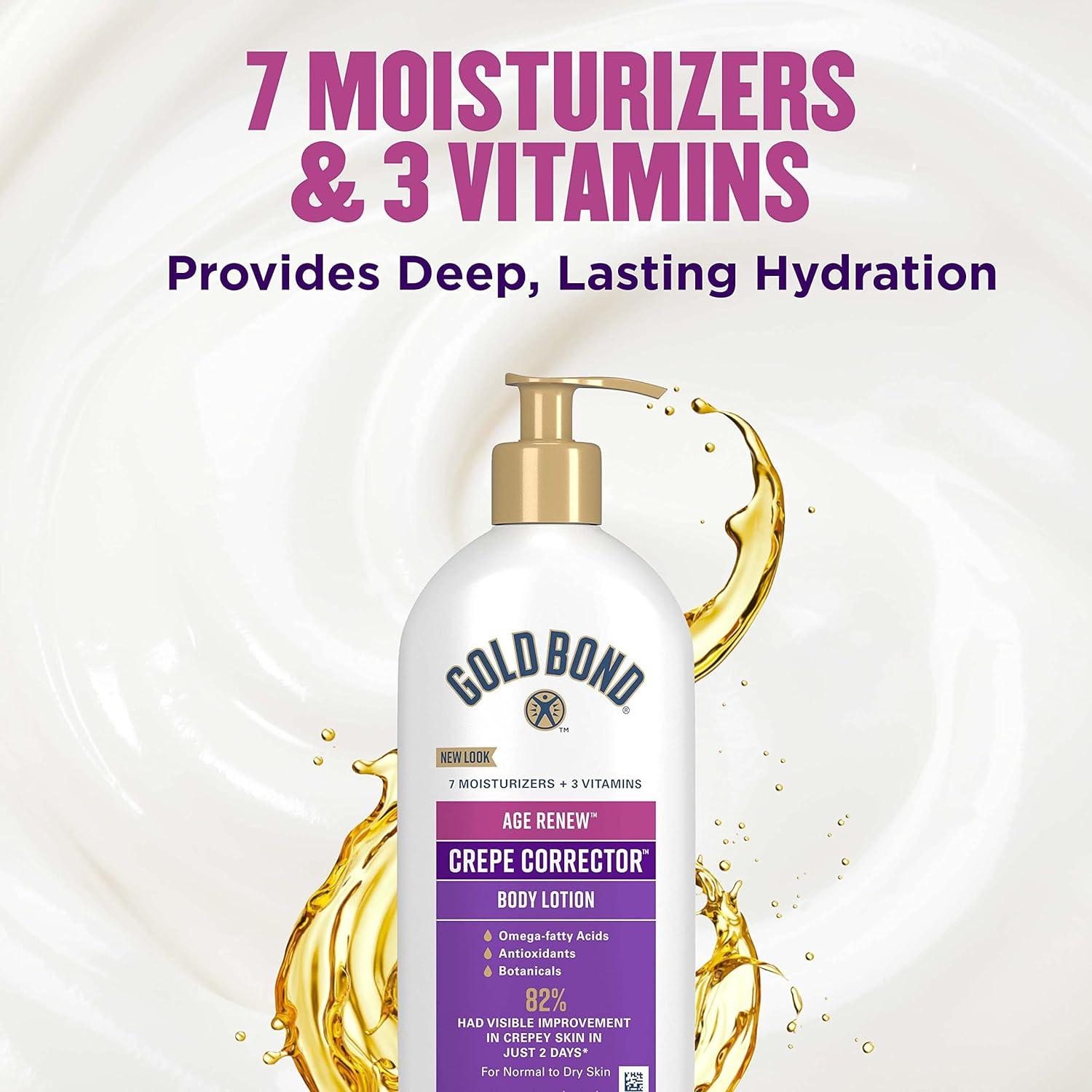 Loción Corporal Gold Bond Crepe Corrector 396 ml Hidratante