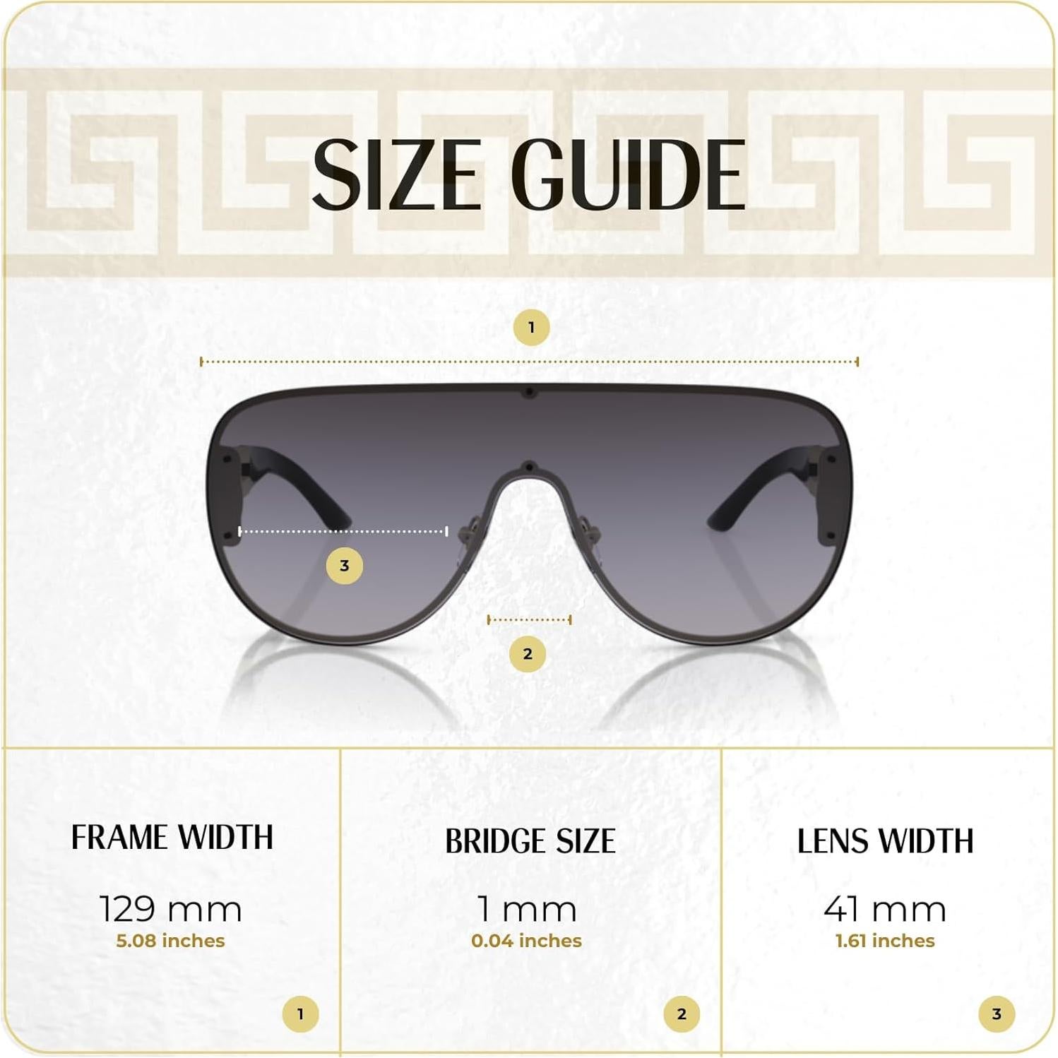 Gafas de sol Versace VE2166 Unisex Oro pálido/Gris