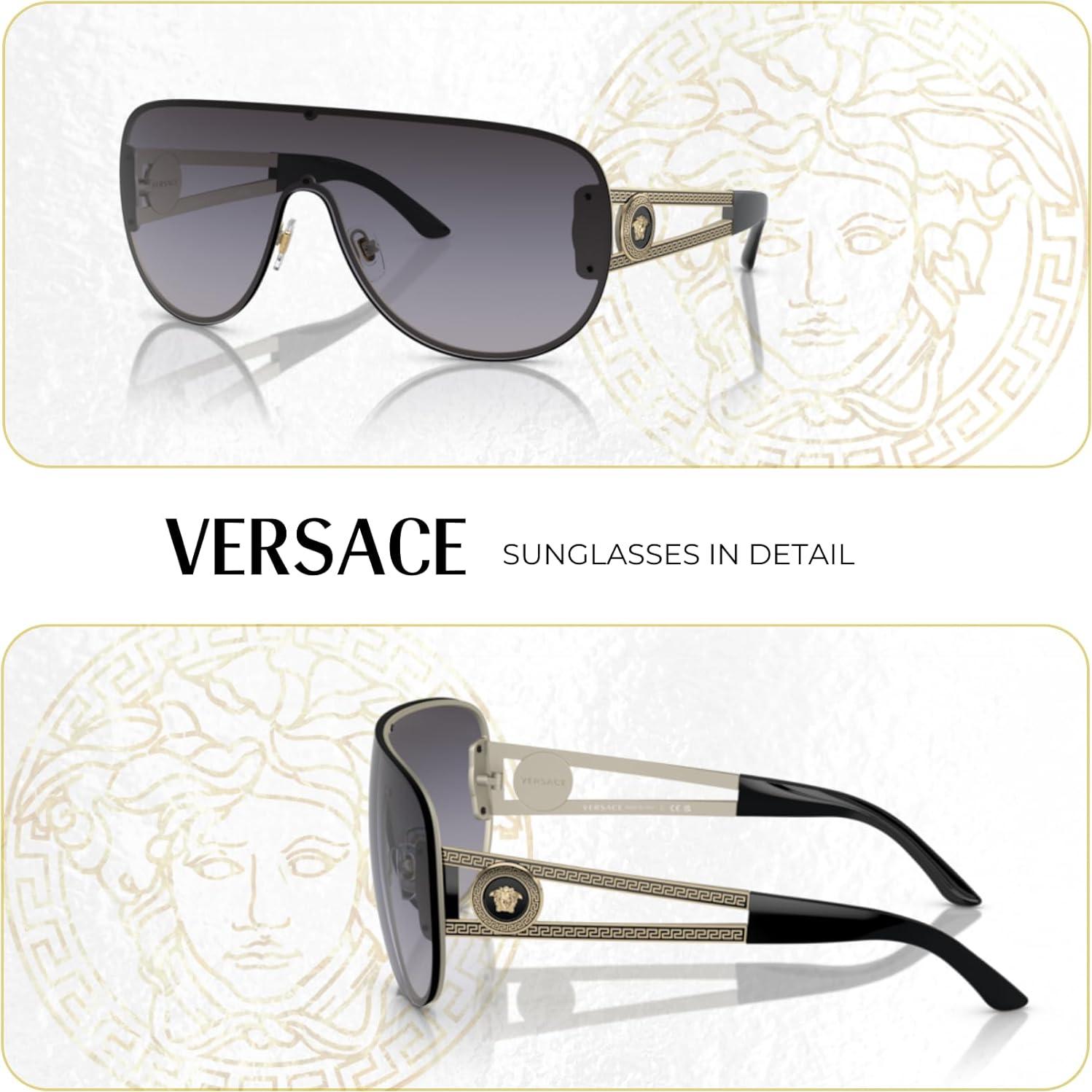 Gafas de sol Versace VE2166 Unisex Oro pálido/Gris