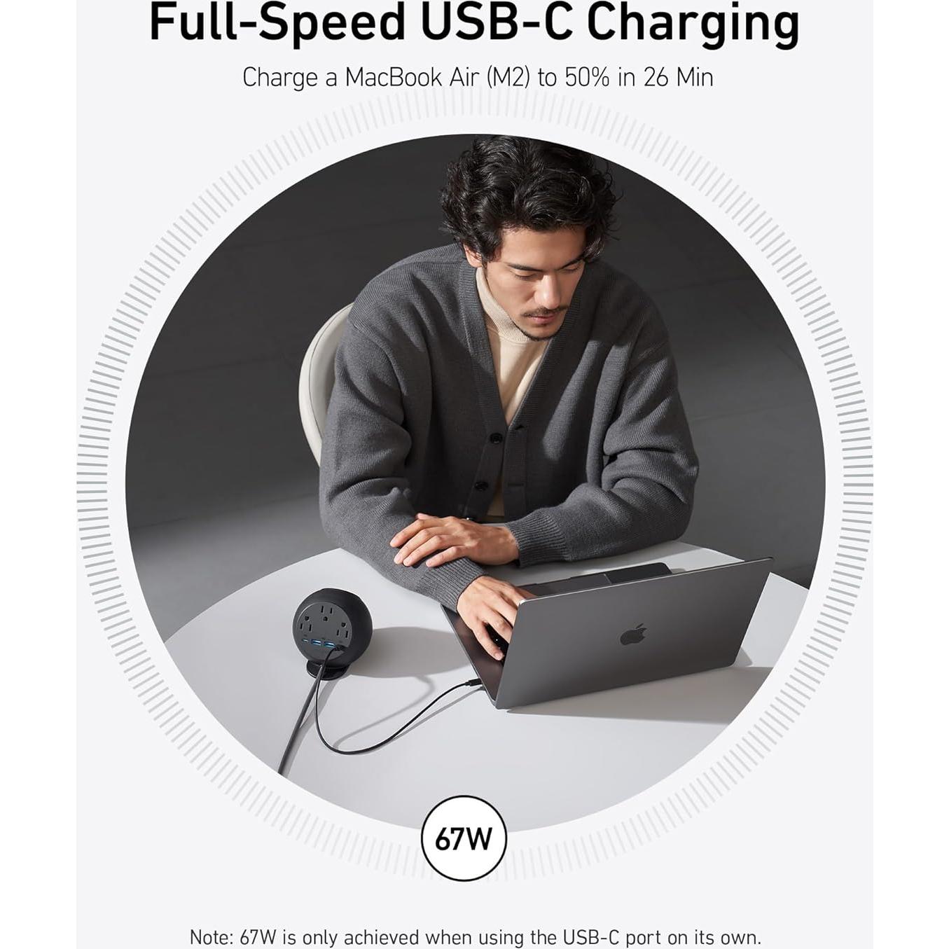 Estación de Carga Anker MagGo 8-en-1 15W Qi2 para iPhone