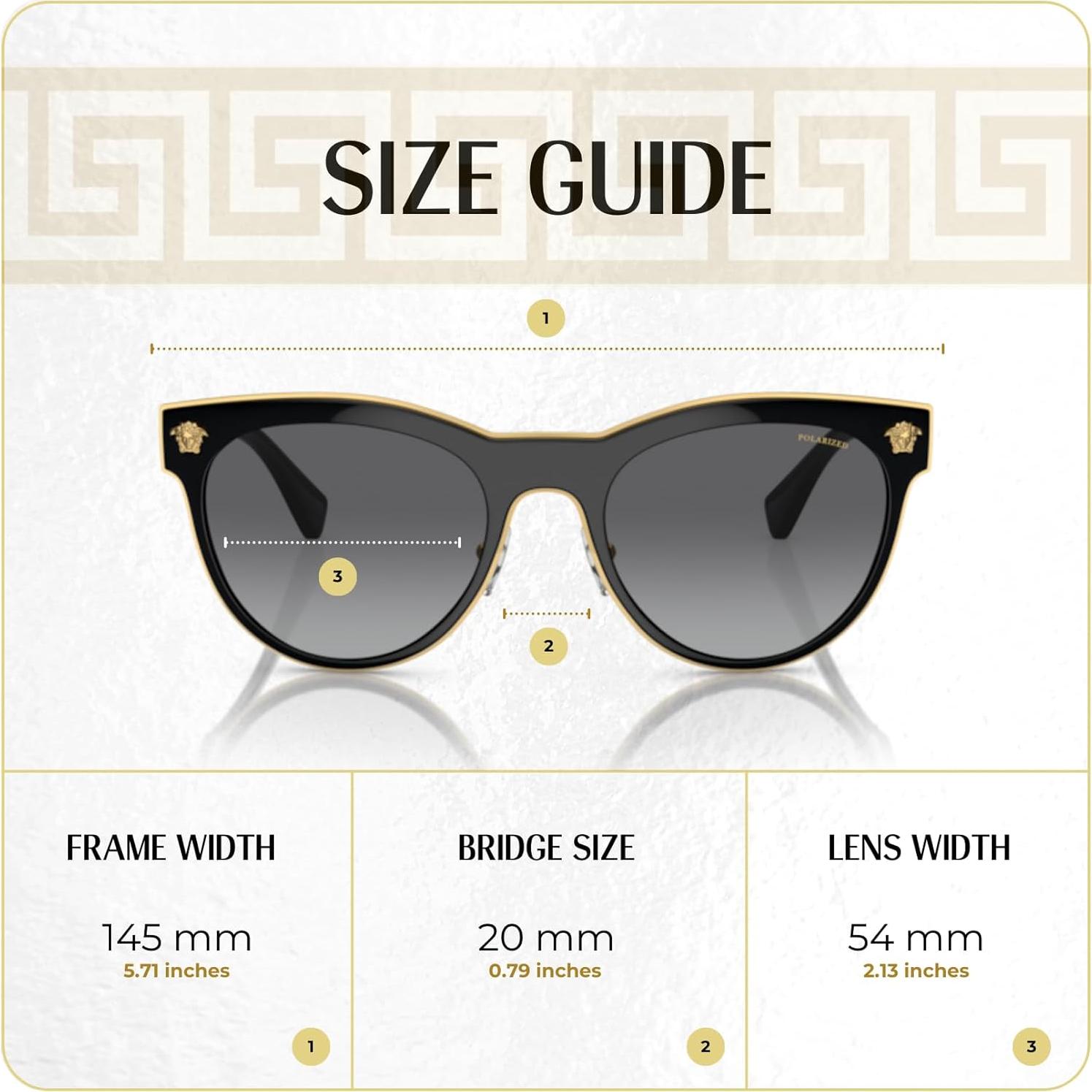 Gafas de sol Versace VE2198 con lentes polarizados y kit