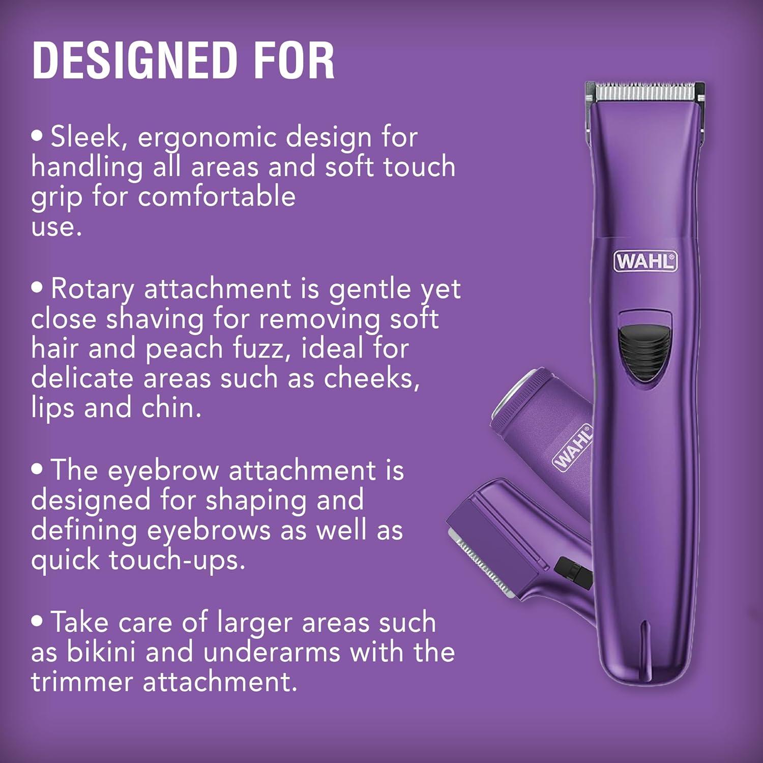 Recortadora eléctrica Wahl Pure Confidence 3 en 1 para mujer