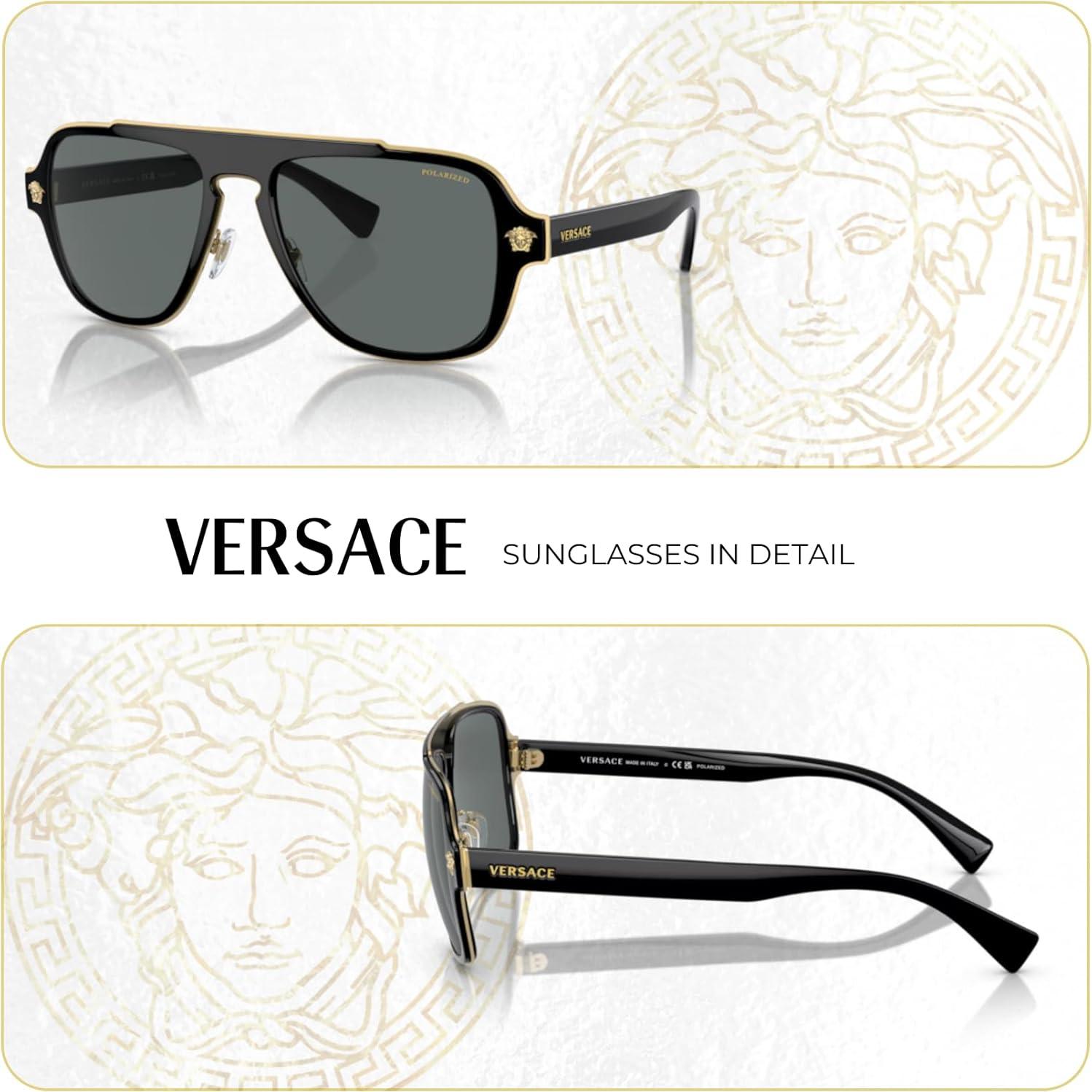 Gafas de sol Versace VE2199 con lentes polarizados gris