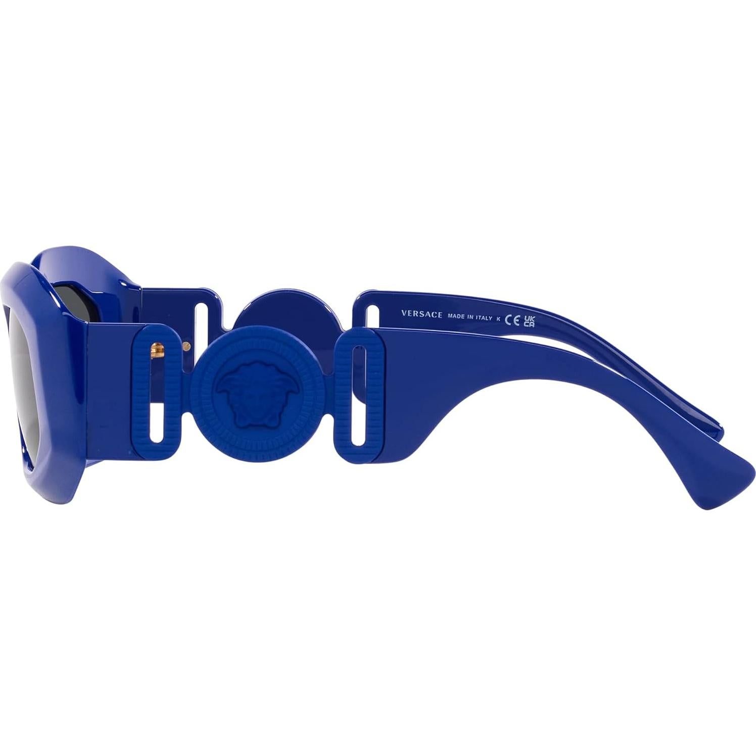 Gafas de sol Versace Hombre Marco Negro Lentes Grises 53mm