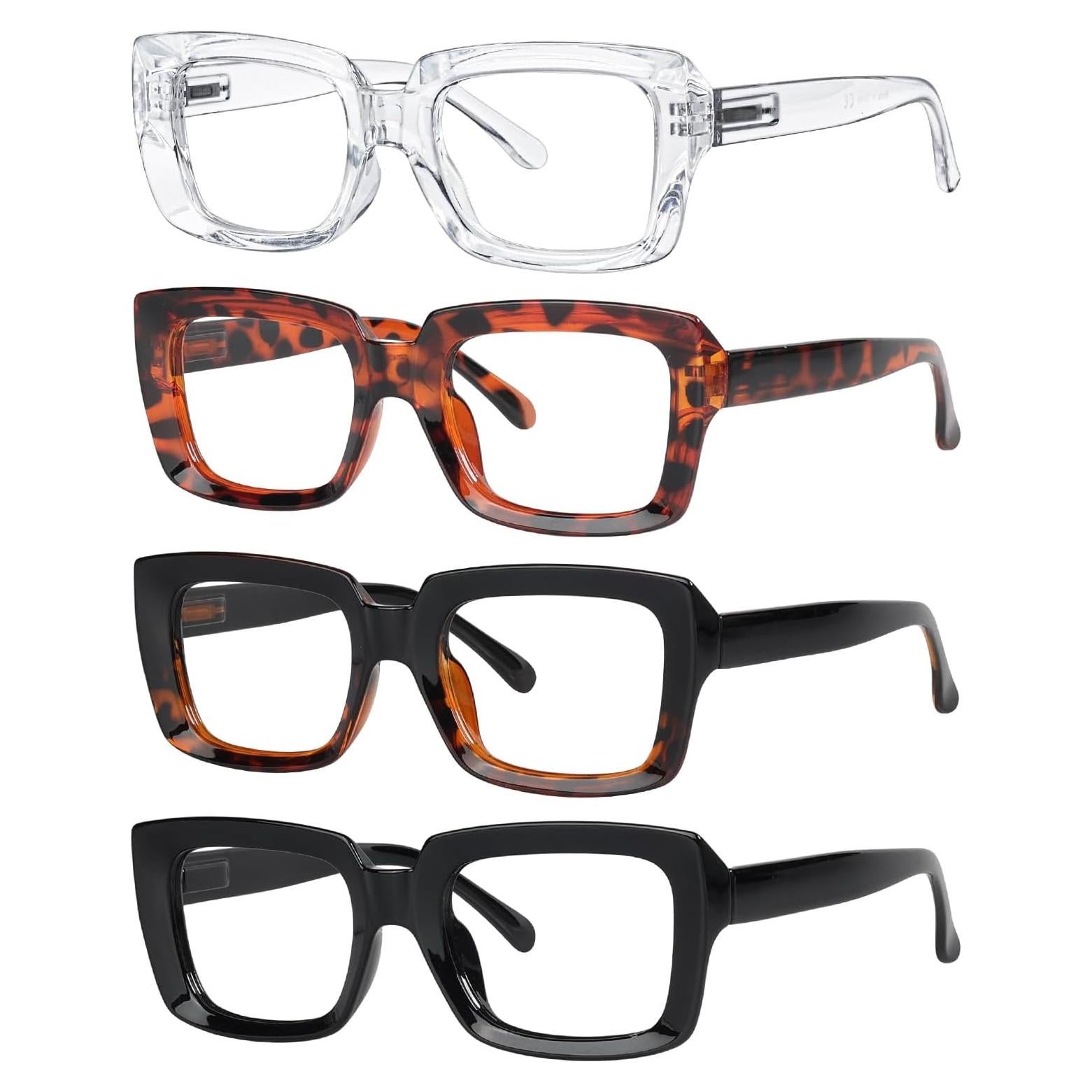 Gafas de Lectura Eyekepper 4 Paquetes Damas Cuadradas