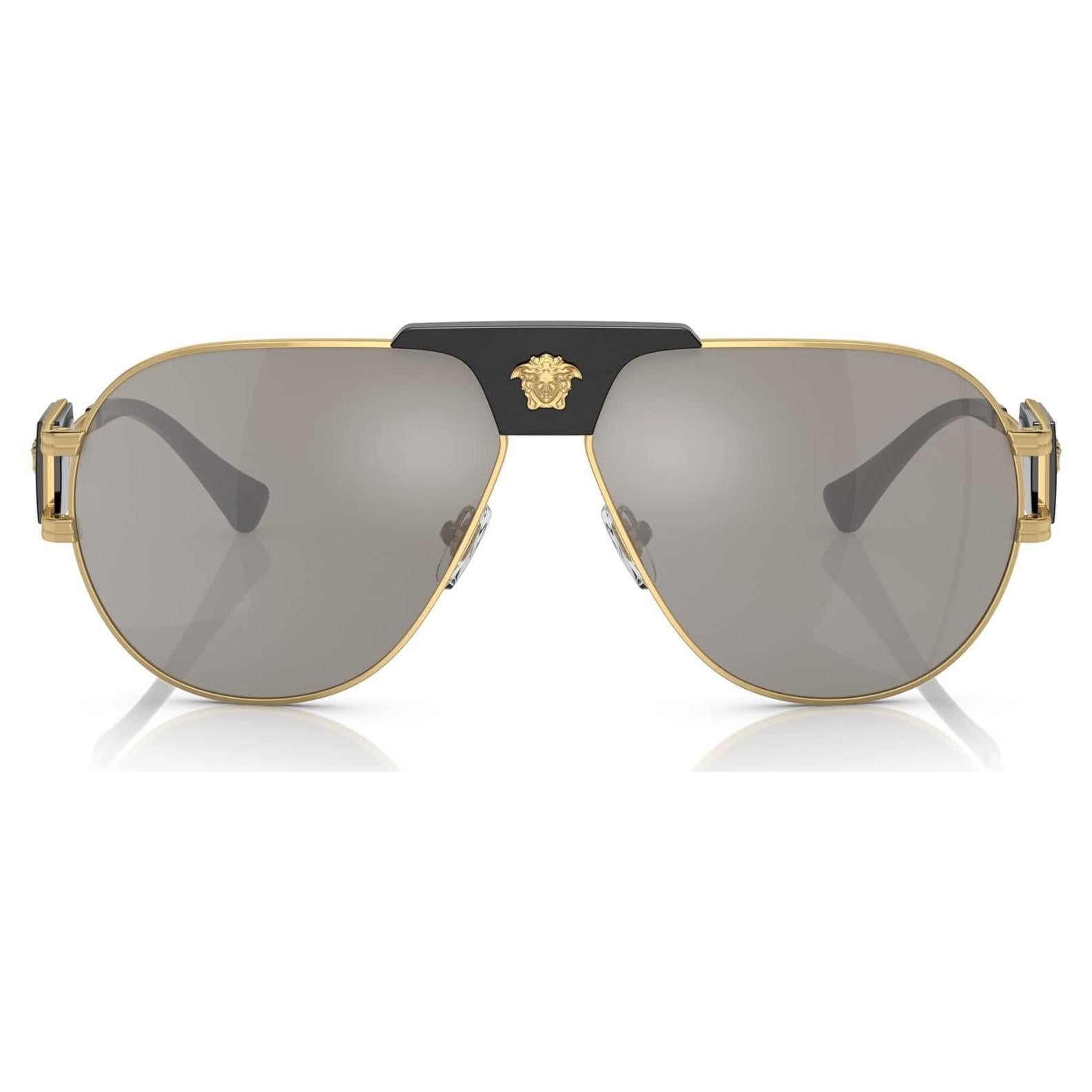 Gafas de sol Versace Hombre Marco Dorado Lentes 63mm