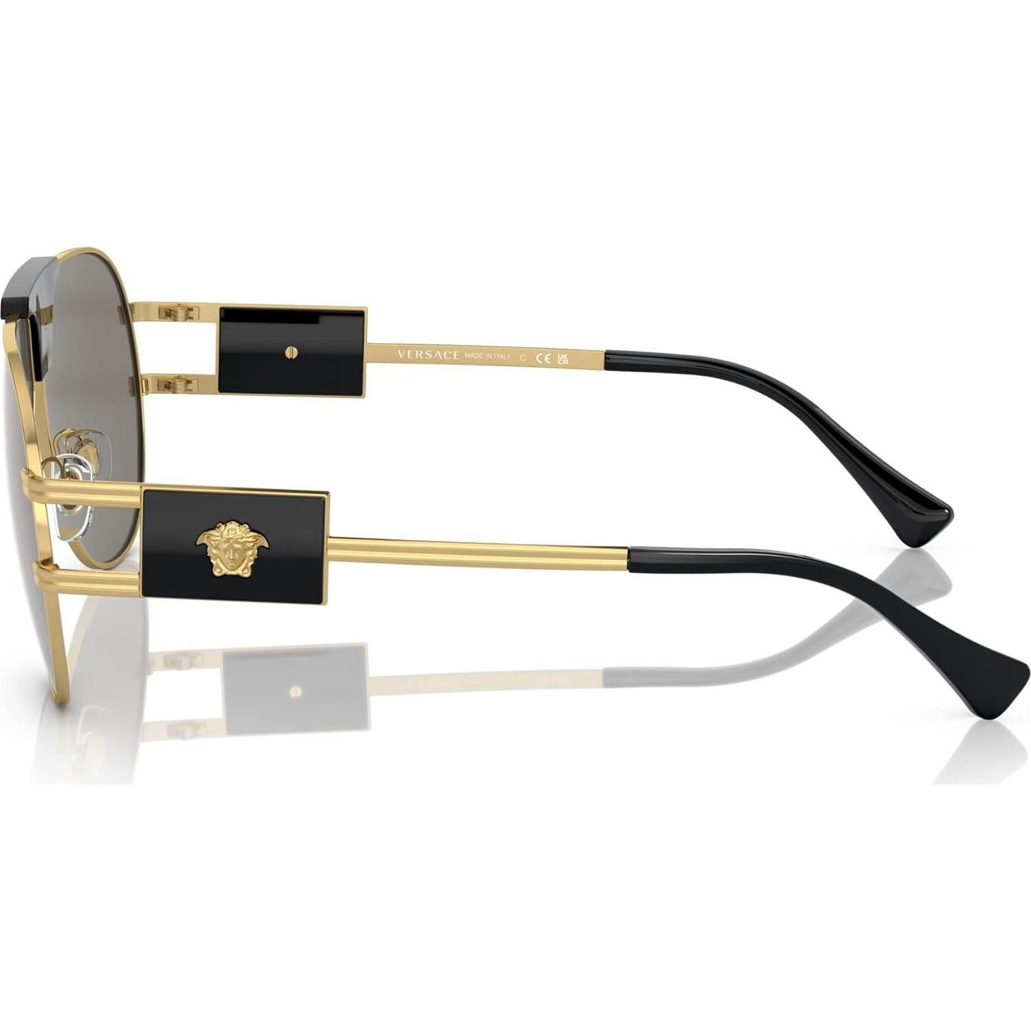 Gafas de sol Versace Hombre Marco Dorado Lentes 63mm