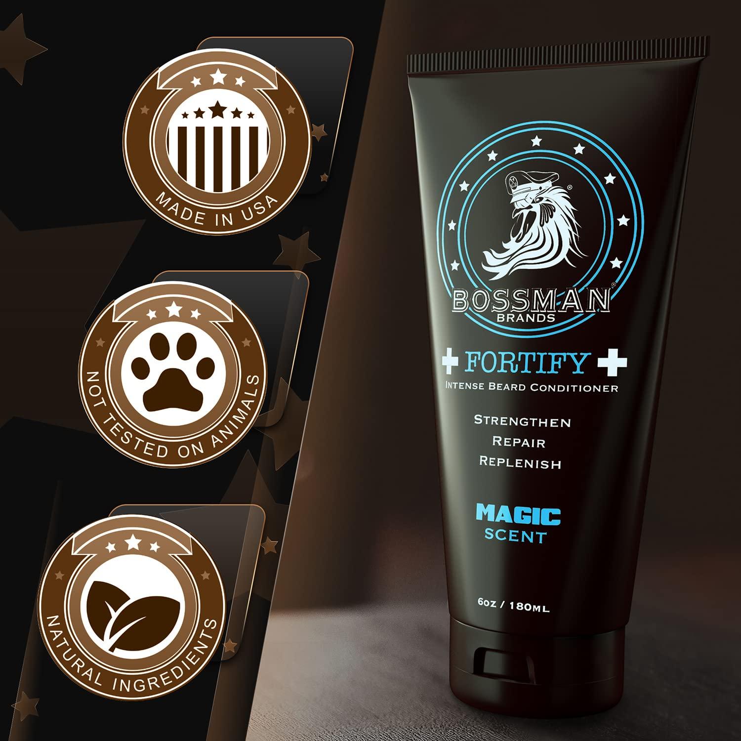 Acondicionador para Barba Bossman Fortify - Hidratante Natural