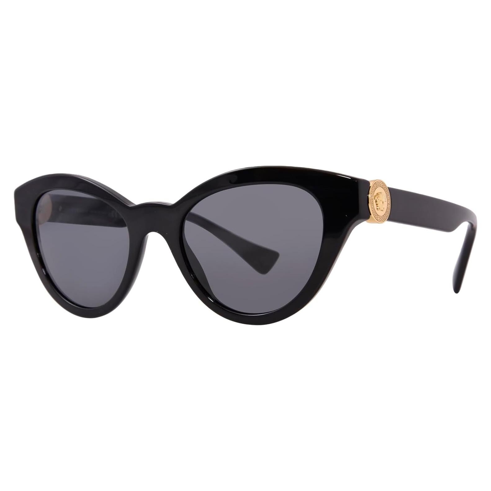 Gafas de sol Versace Mujer Marco Negro Lentes Grises 52mm
