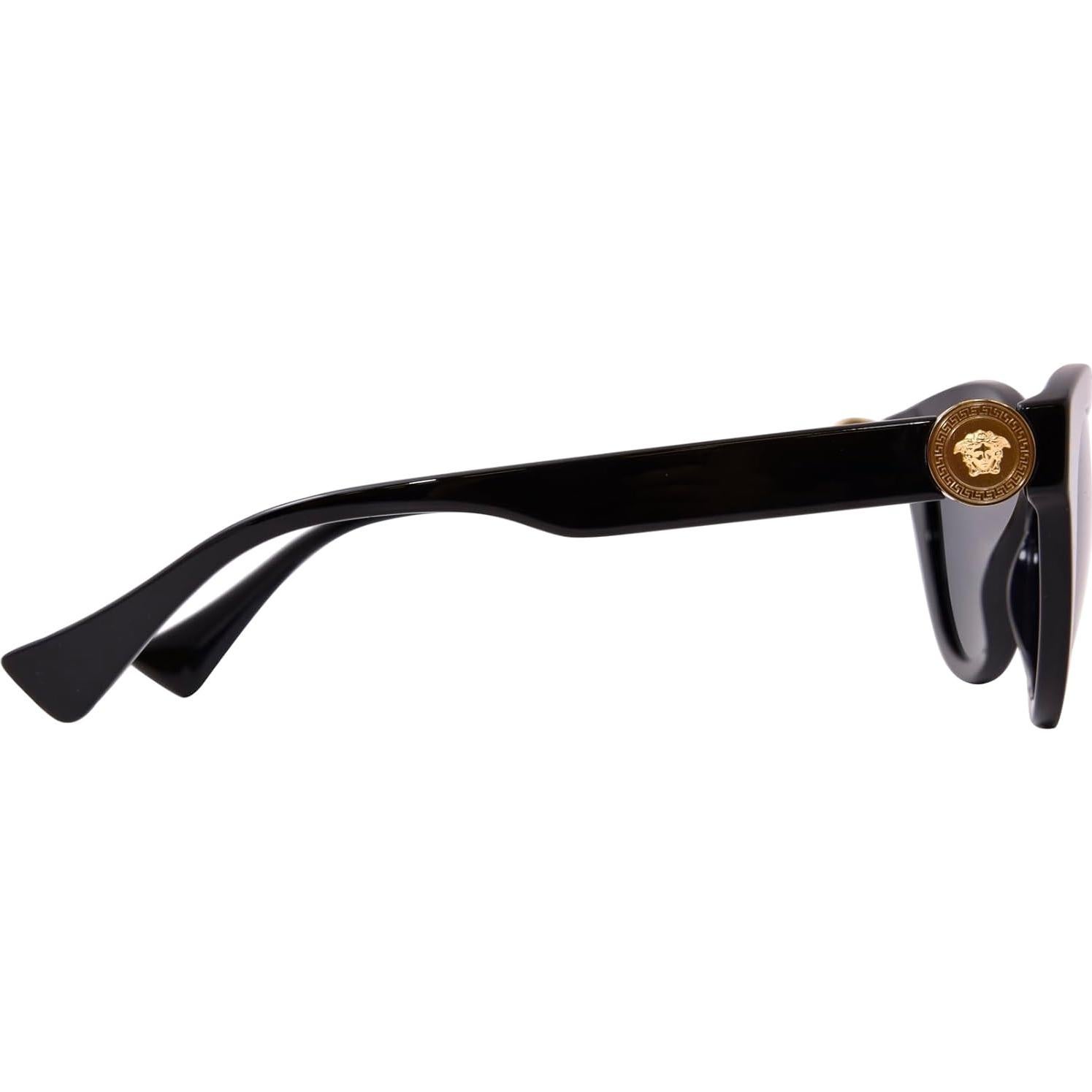 Gafas de sol Versace Mujer Marco Negro Lentes Grises 52mm