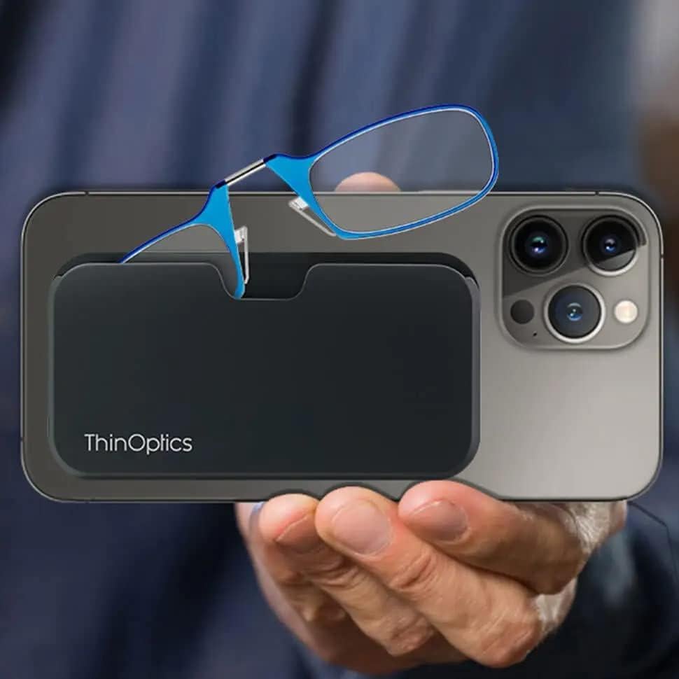 Gafas de Lectura ThinOptics + Estuche Universal Negro 2.5x