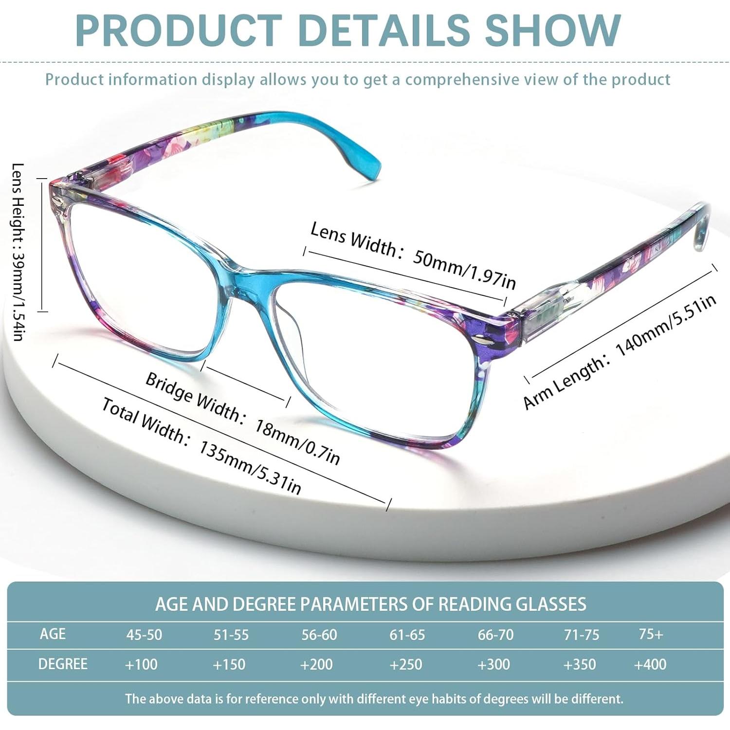 Gafas de Lectura Multifocales CLASAGA con Luz Azul 1.5x