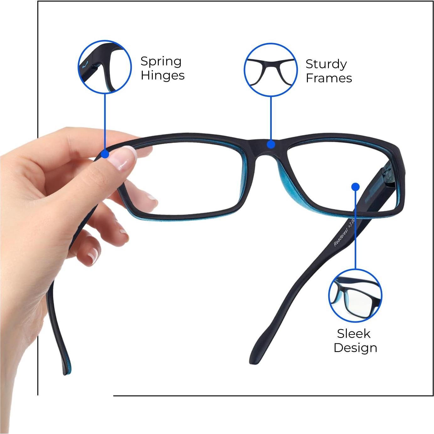 Gafas de lectura Readerest 1.25x antirreflejo azul