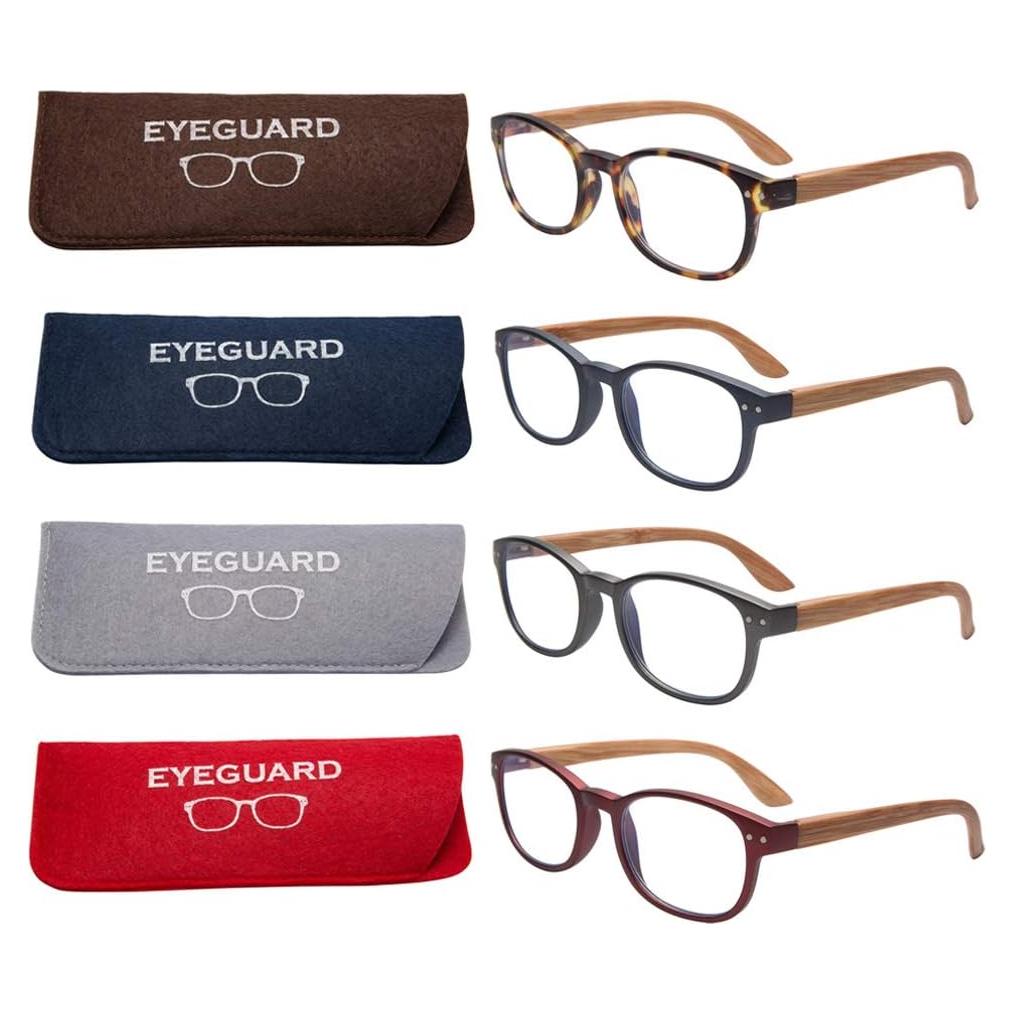 Gafas de Lectura Eyeguard 4 Pack Filtro Luz Azul Unisex