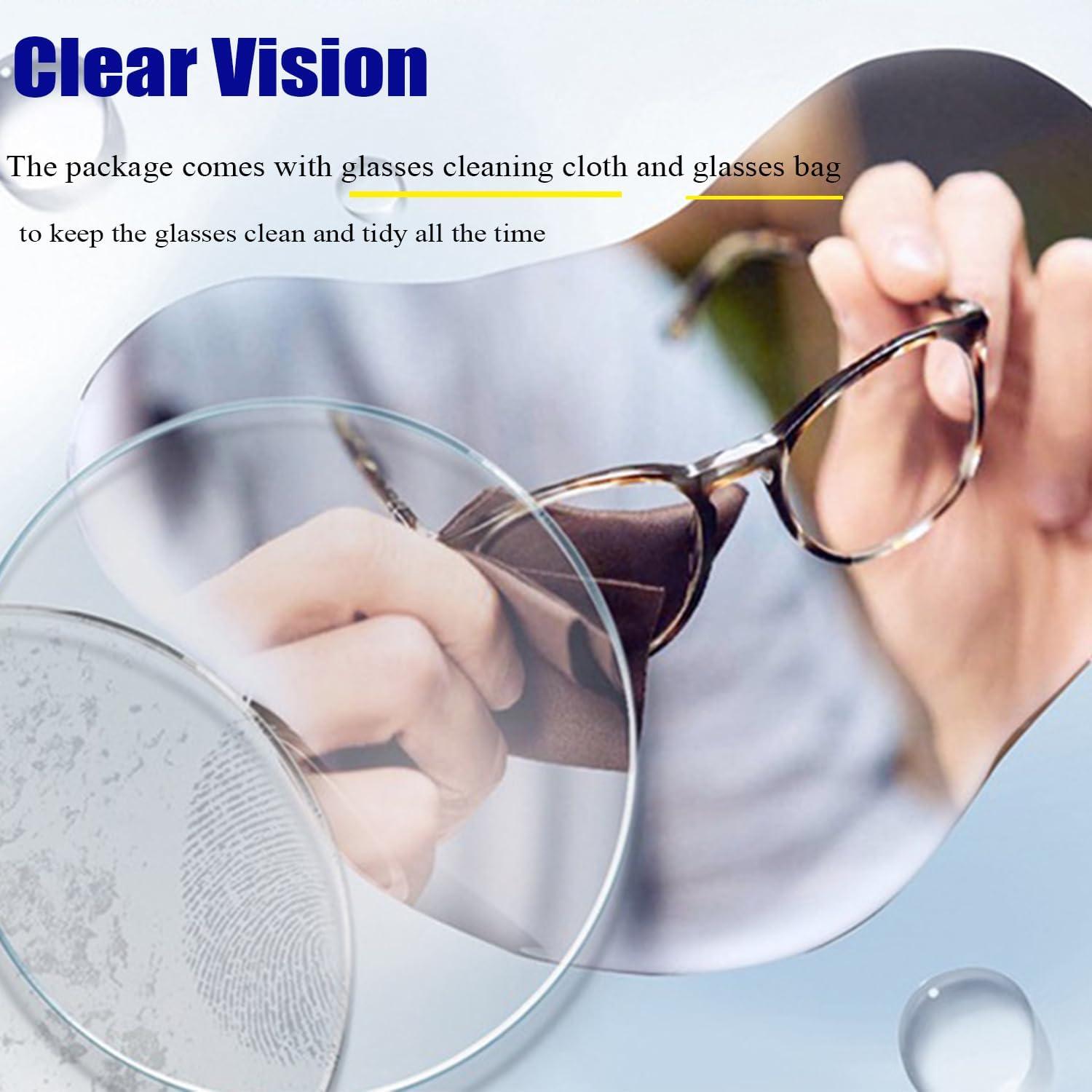 Gafas Redondas Johnny Depp Vintage Montura Gruesa Lentes Claros