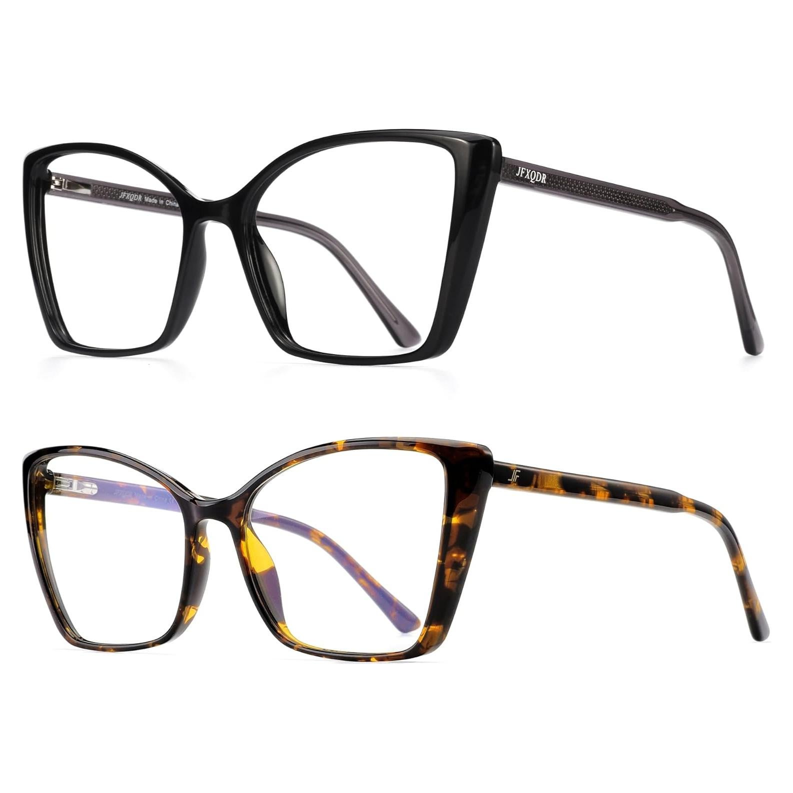 Gafas de Bloqueo Luz Azul JFXQDR RF6204 Mujeres Ojo de Gato