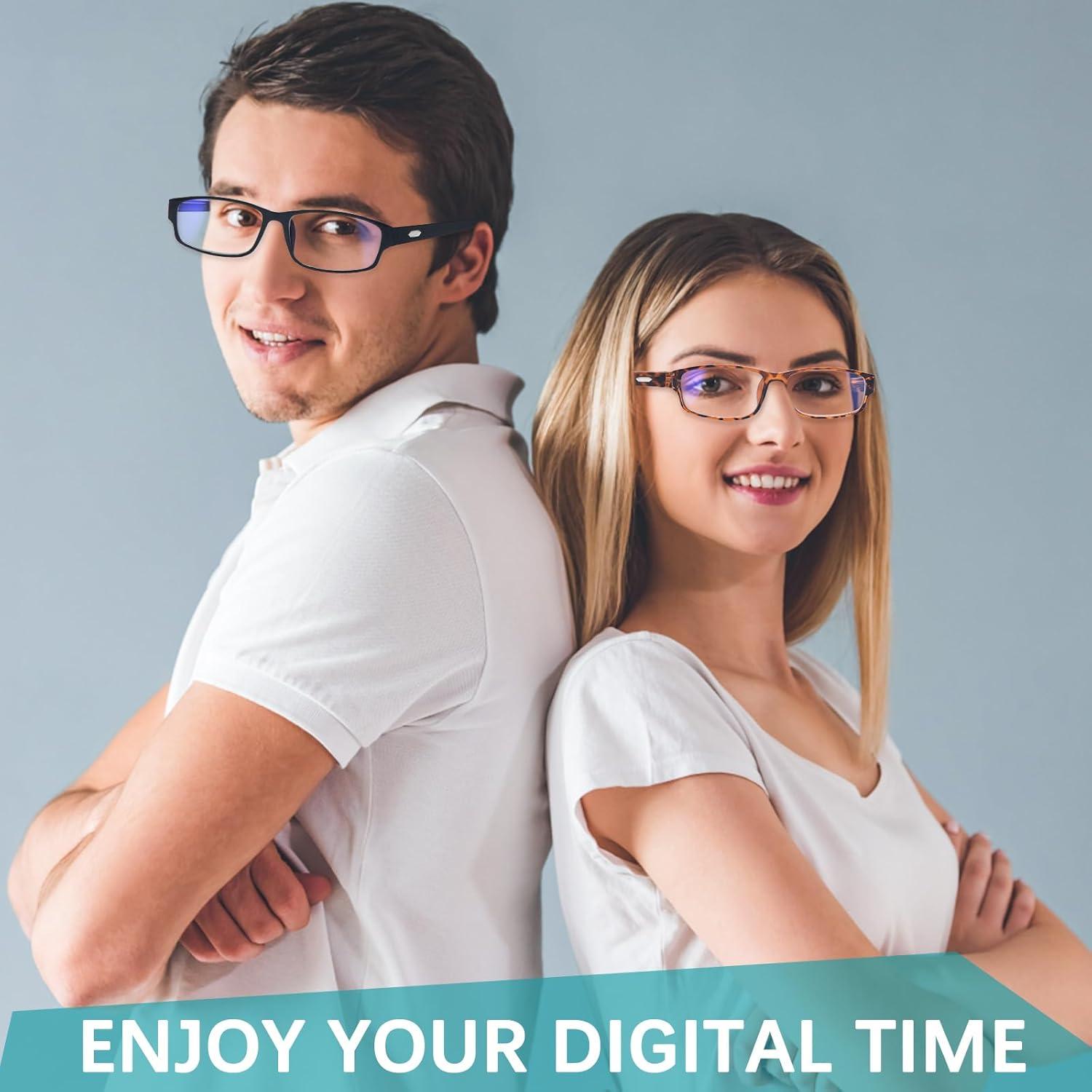 Gafas de Lectura VIDEBLA 6 Paquetes Anti Luz Azul UV400