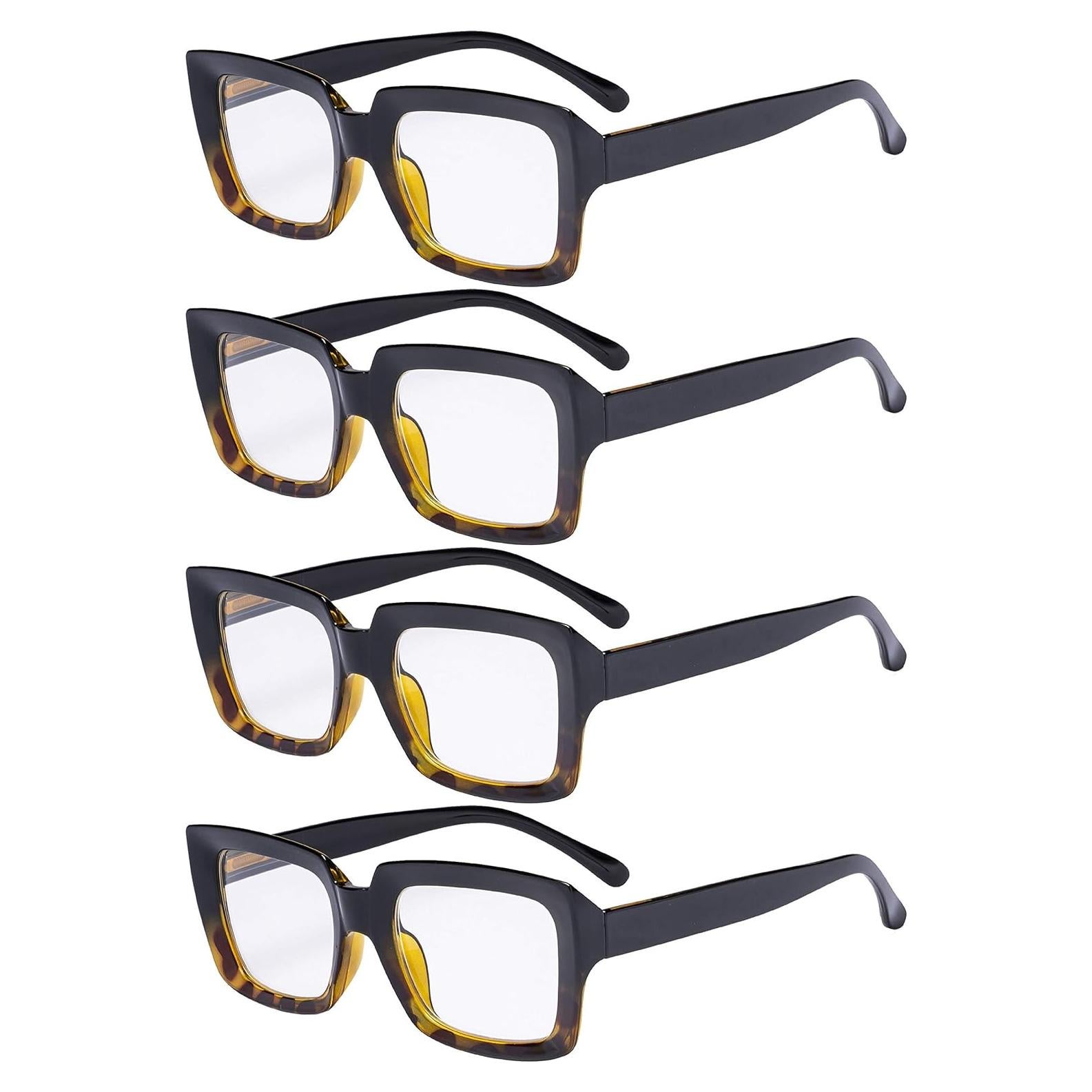 Gafas de Lectura Eyekepper 4 Pzs Cuadradas Elegantes 2.0x