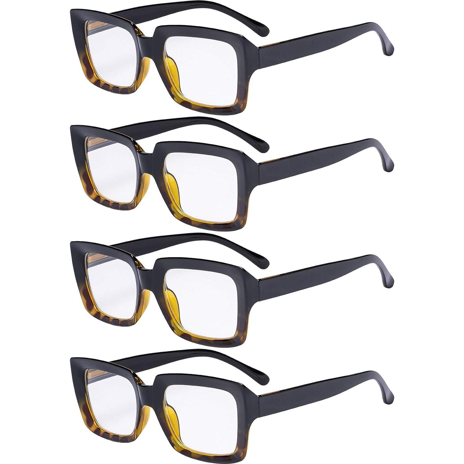 Gafas de Lectura Eyekepper 4 Pzs Cuadradas Elegantes 2.0x