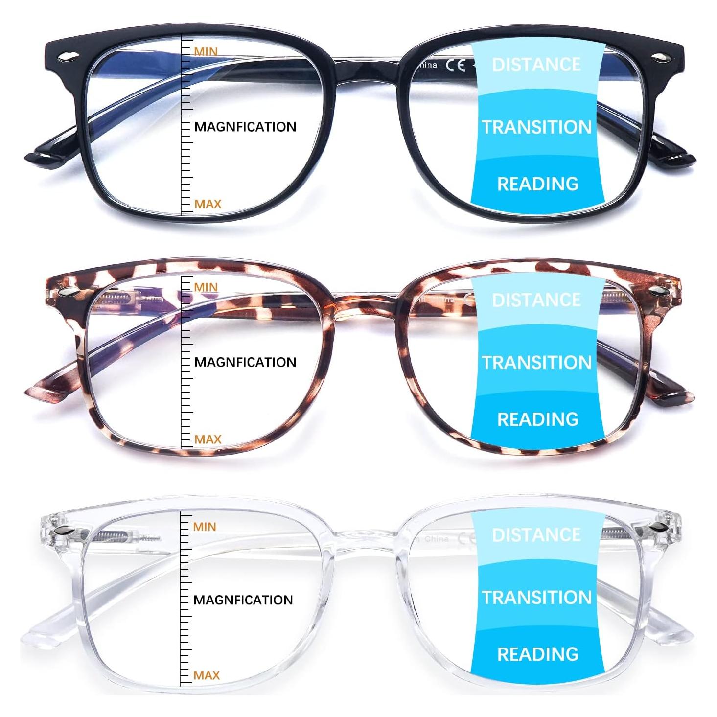 Gafas Progresivas Multifocales Anti Luz Azul Unisex