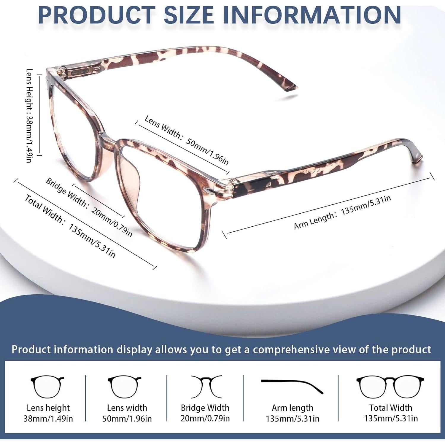 Gafas Progresivas Multifocales Anti Luz Azul Unisex