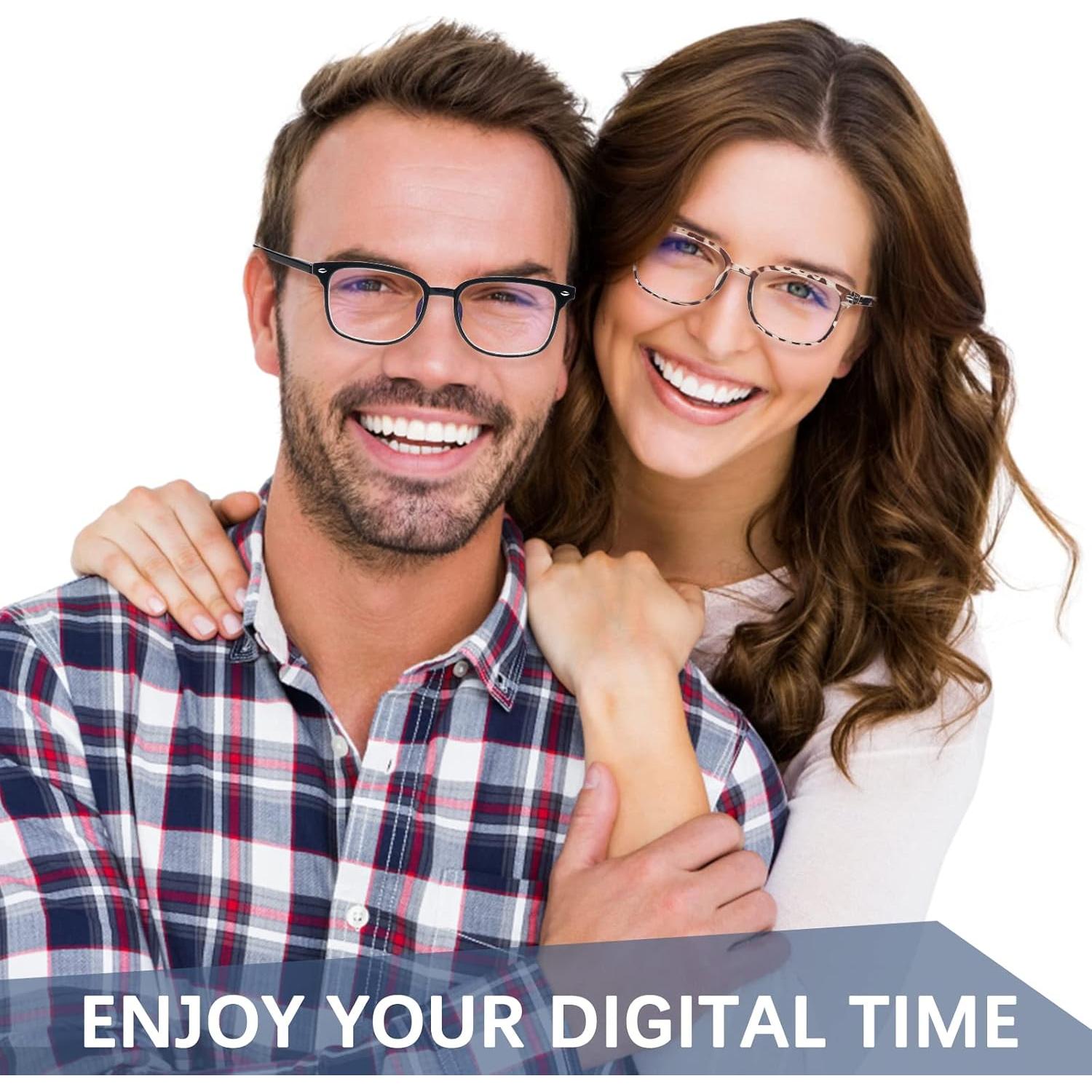 Gafas Progresivas Multifocales Anti Luz Azul Unisex