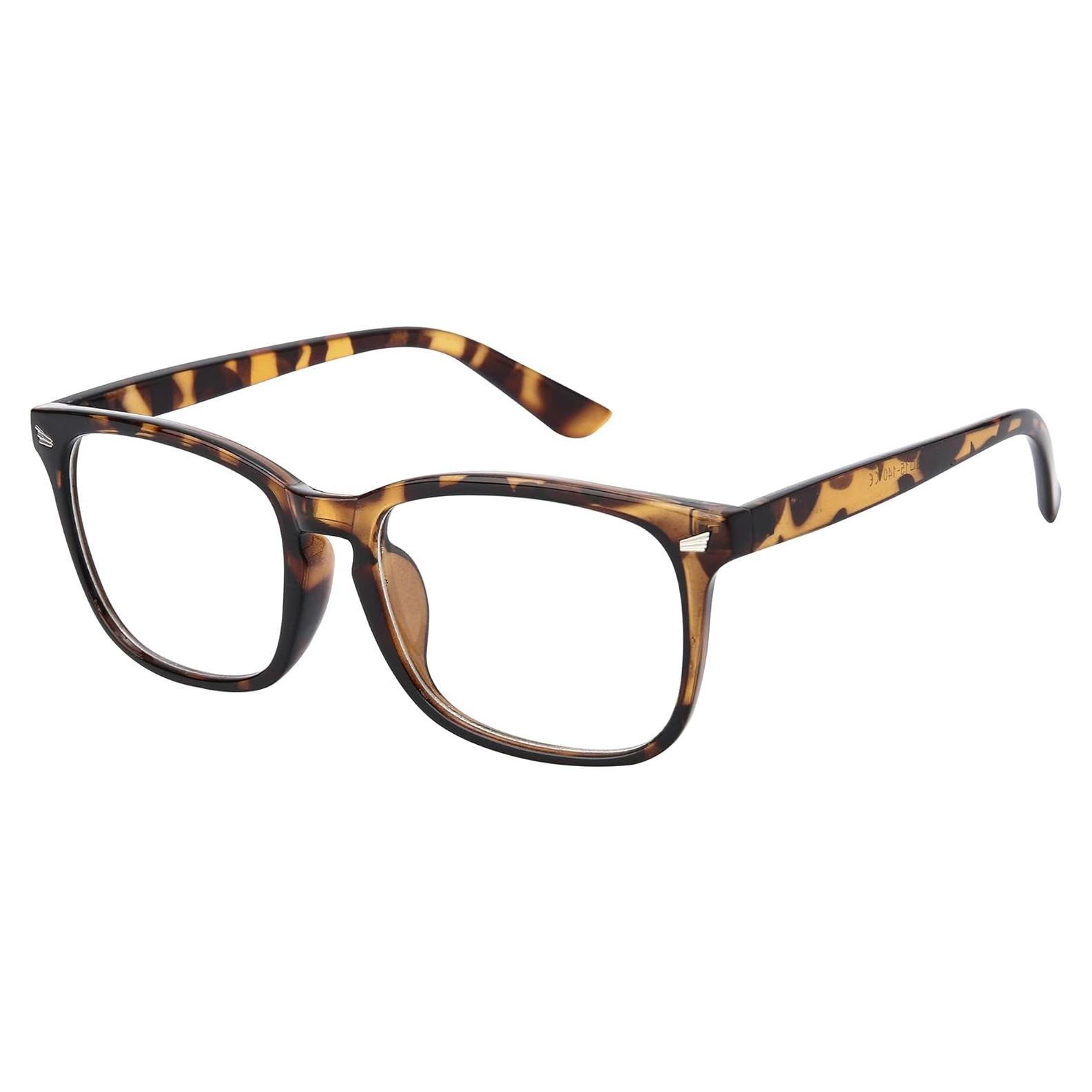 Gafas Onrtry Carey Cuadradas Lentes Transparentes Unisex