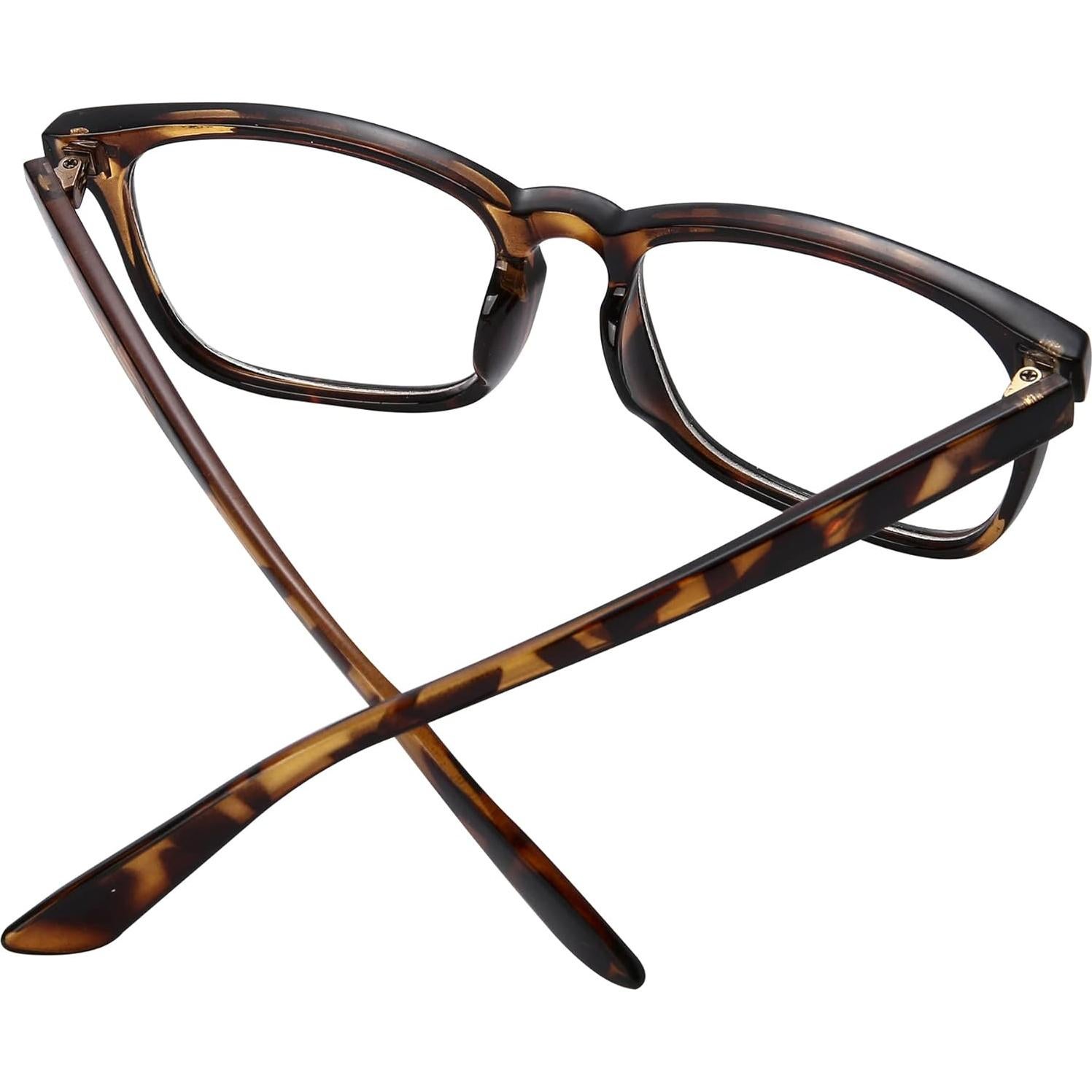 Gafas Onrtry Carey Cuadradas Lentes Transparentes Unisex