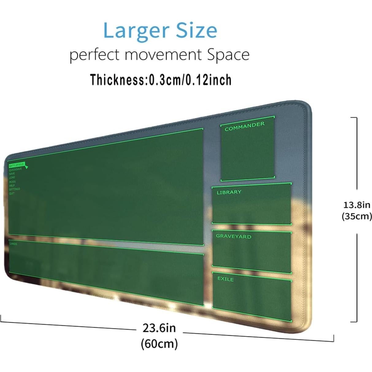 Tapete de Juego MTG STORKY 60x35 cm Antideslizante