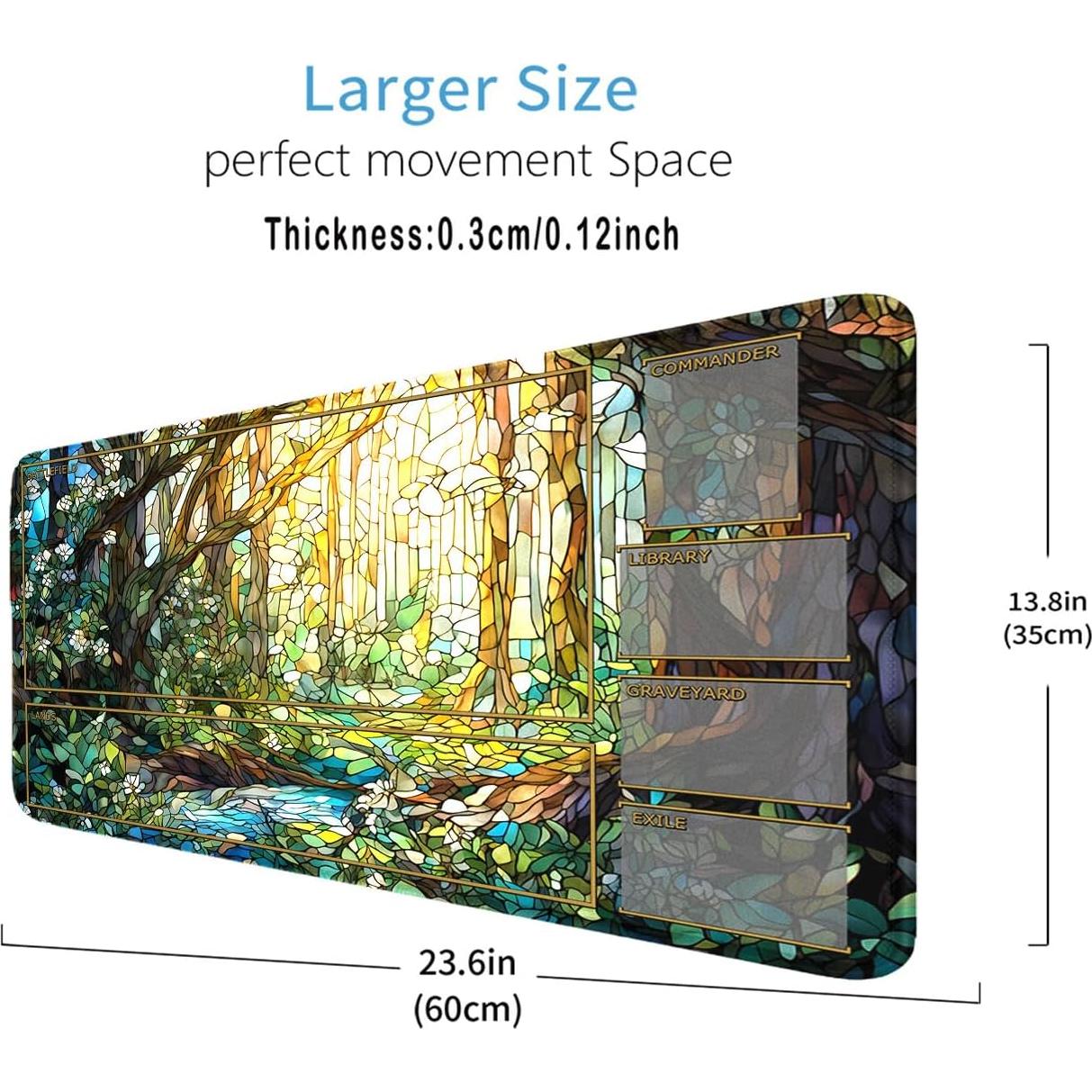 Tapete de Juego MTG STORKY 60x35 cm Antideslizante con Bolsa