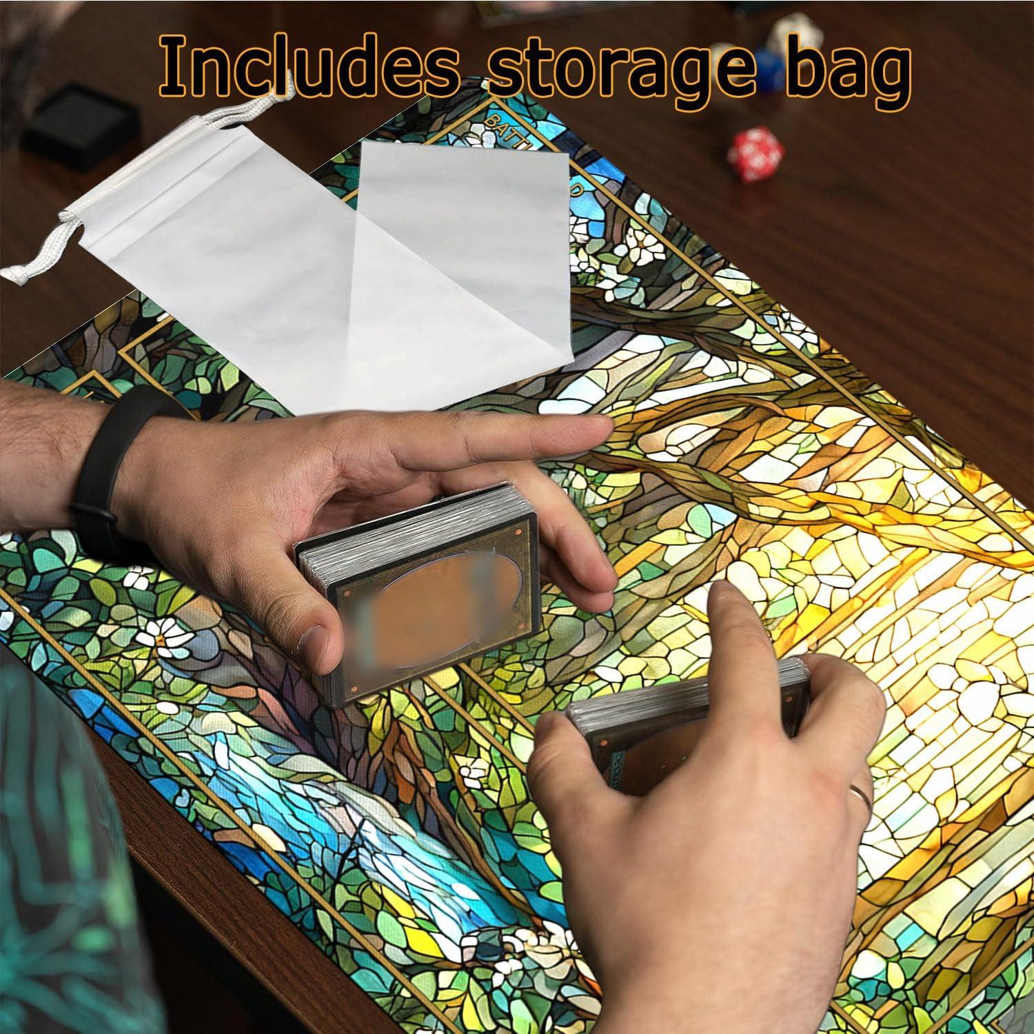 Tapete de Juego MTG STORKY 60x35 cm Antideslizante con Bolsa