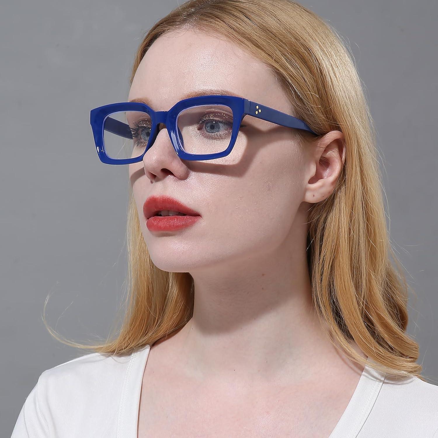 Gafas de lectura DXYXYO 1.5 bloqueadoras luz azul 3 pares