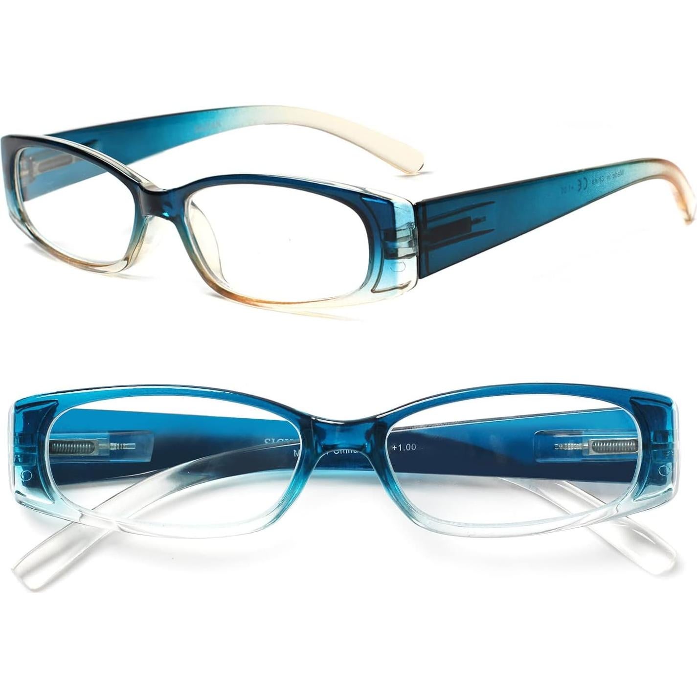 Paquete de 5 Gafas de Lectura SIGVAN 2.50 Rectangulares