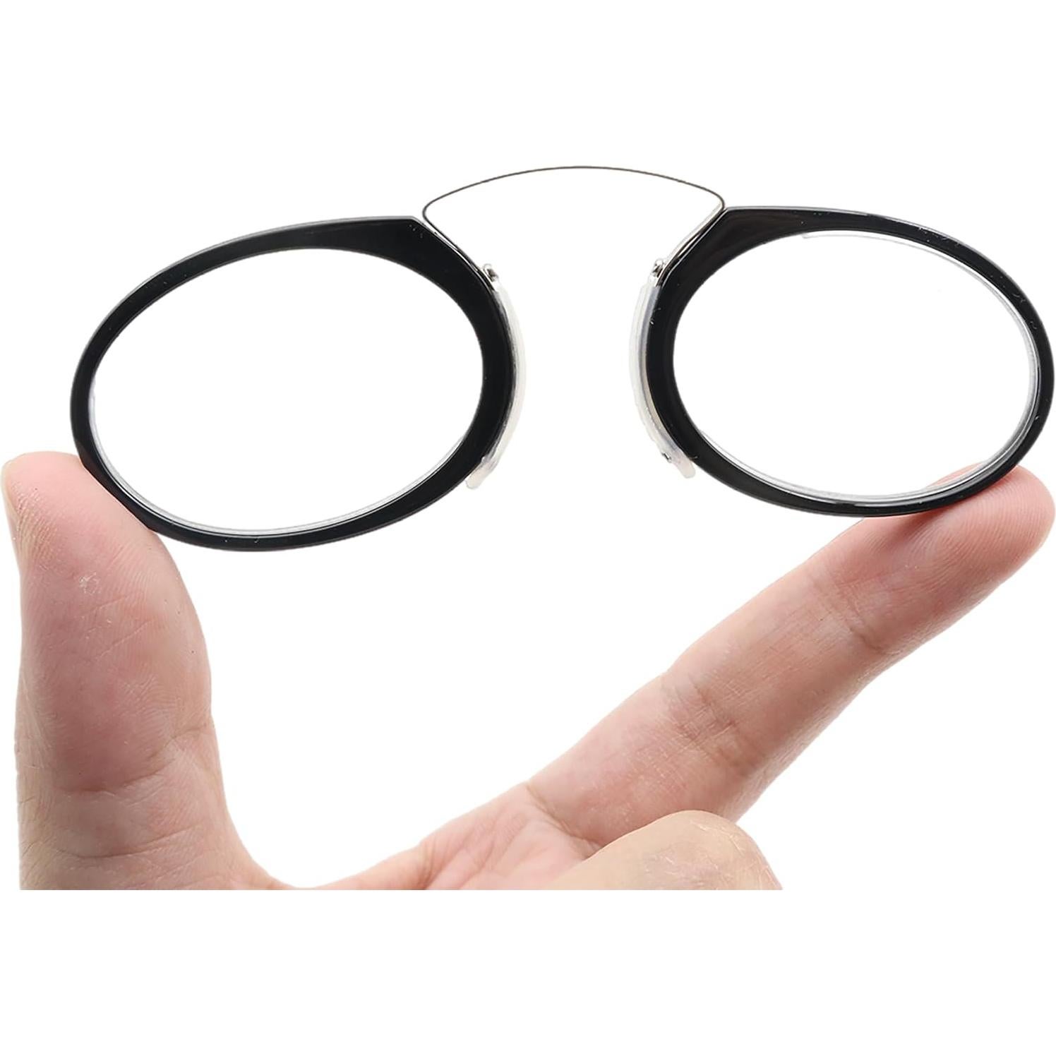 Gafas de Lectura Sin Patillas 3 Pares Clip Nariz 1.5x