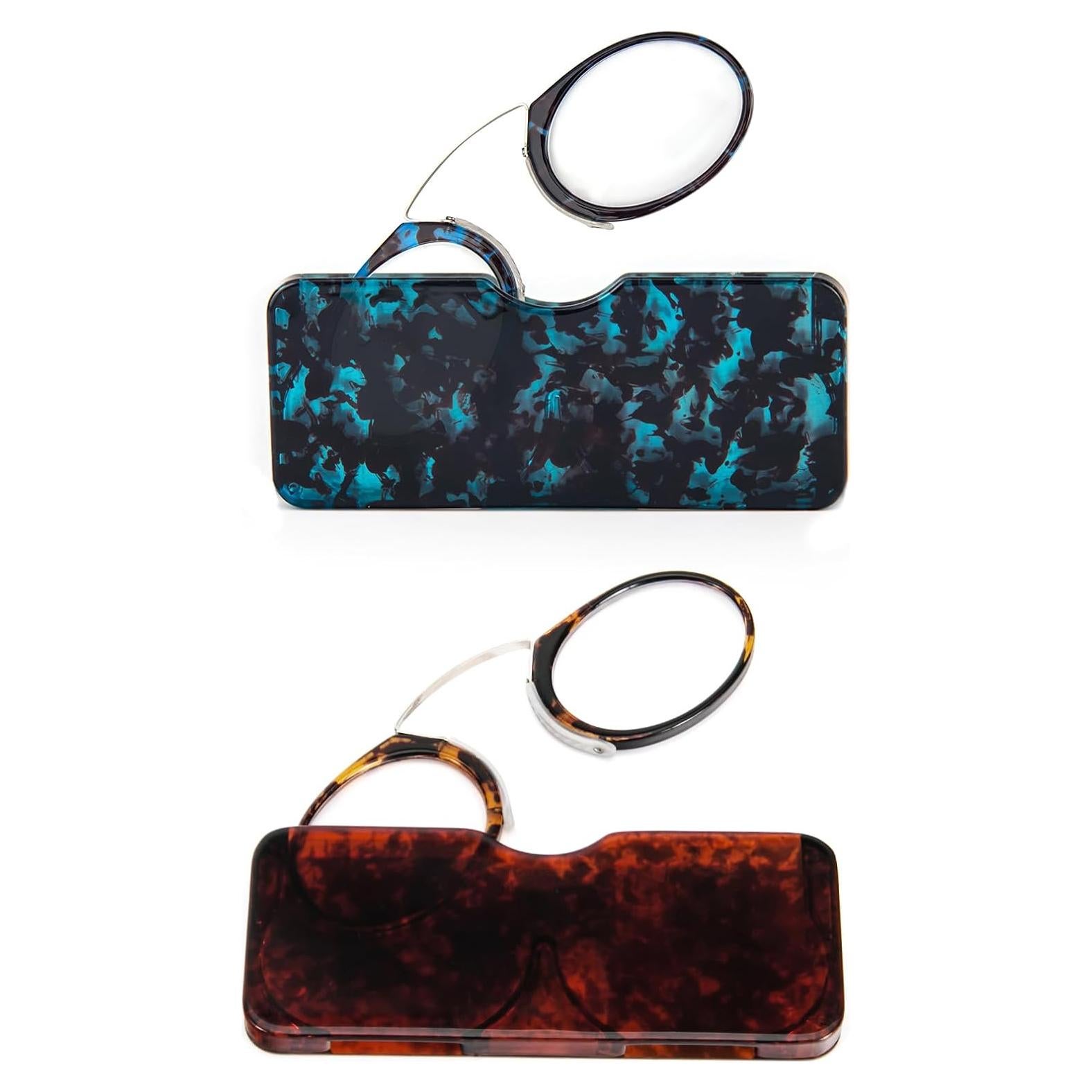 Gafas de Lectura DXYXYO Clip en Nariz 2 Paquetes +2.0