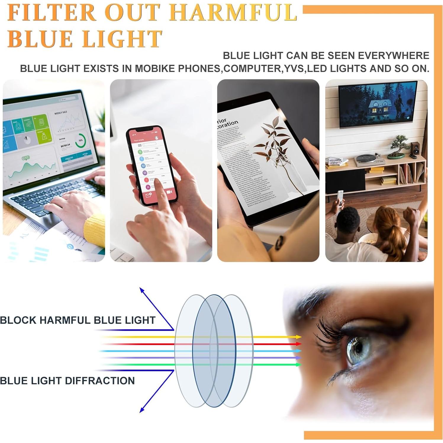 Gafas de lectura progresivas JO XL para hombres y mujeres